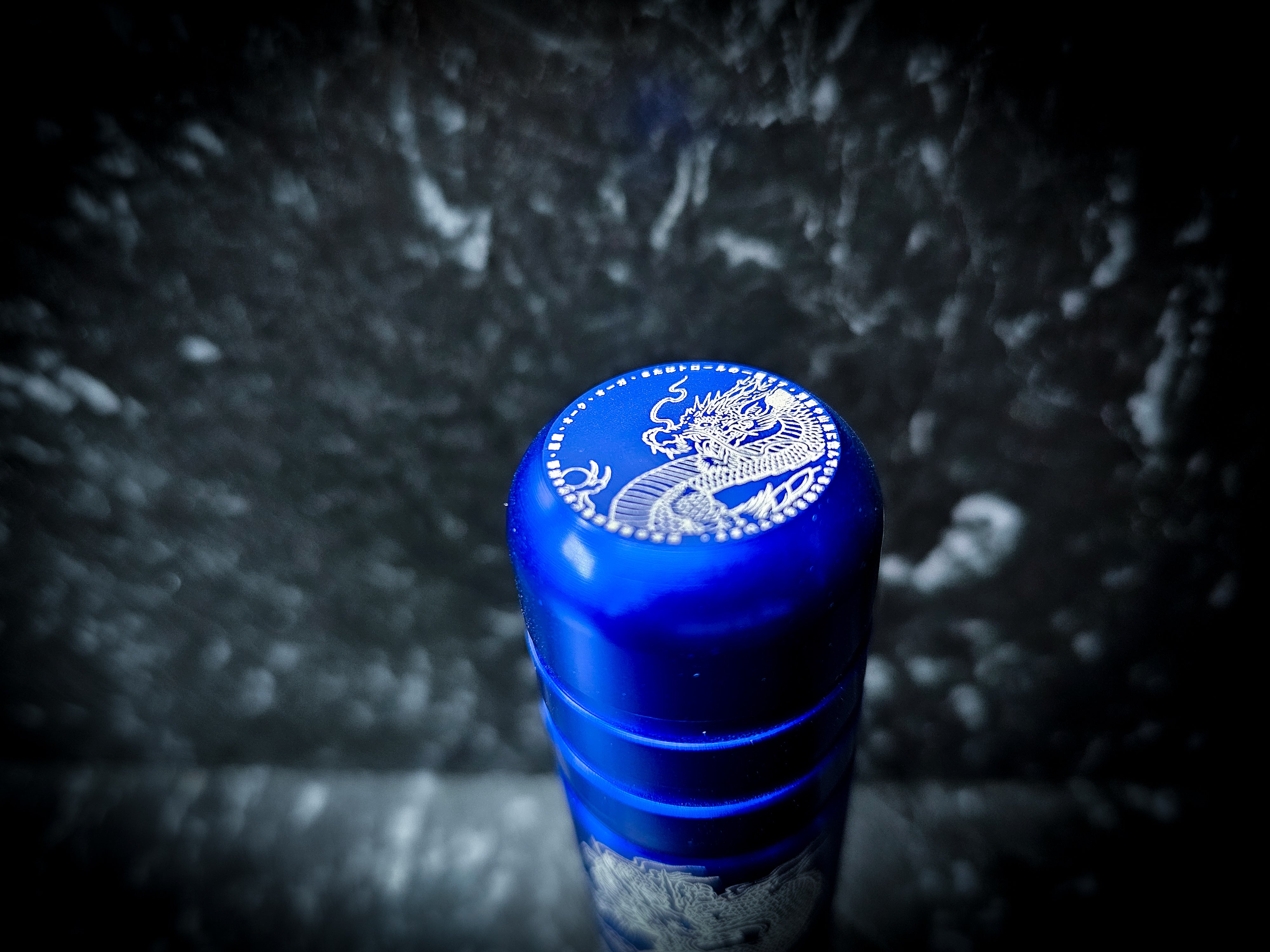 Traditional Dragon Etch Sleek Tall Manual Gear Knobs