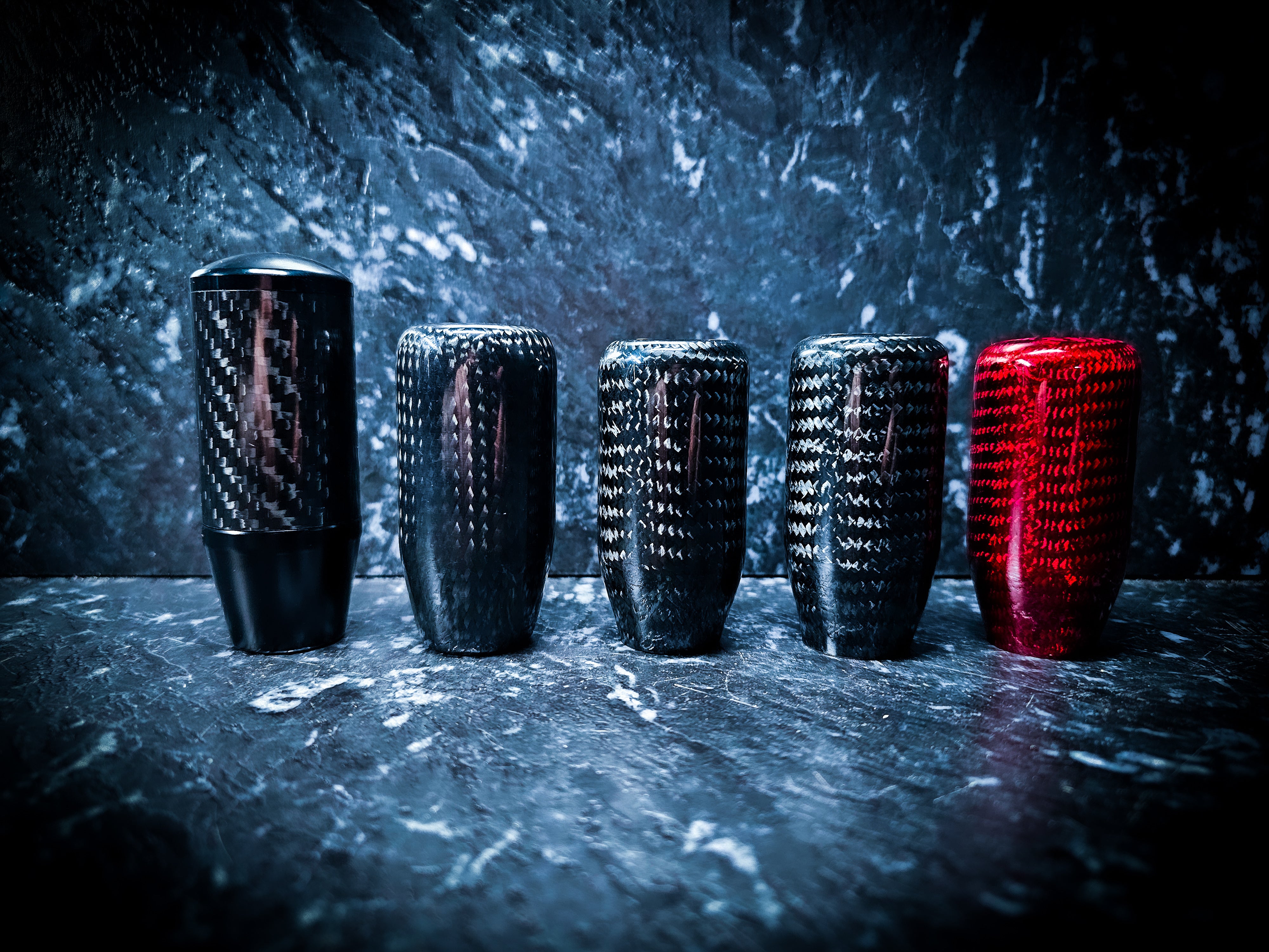 Carbon Weave Manual Gear Knobs