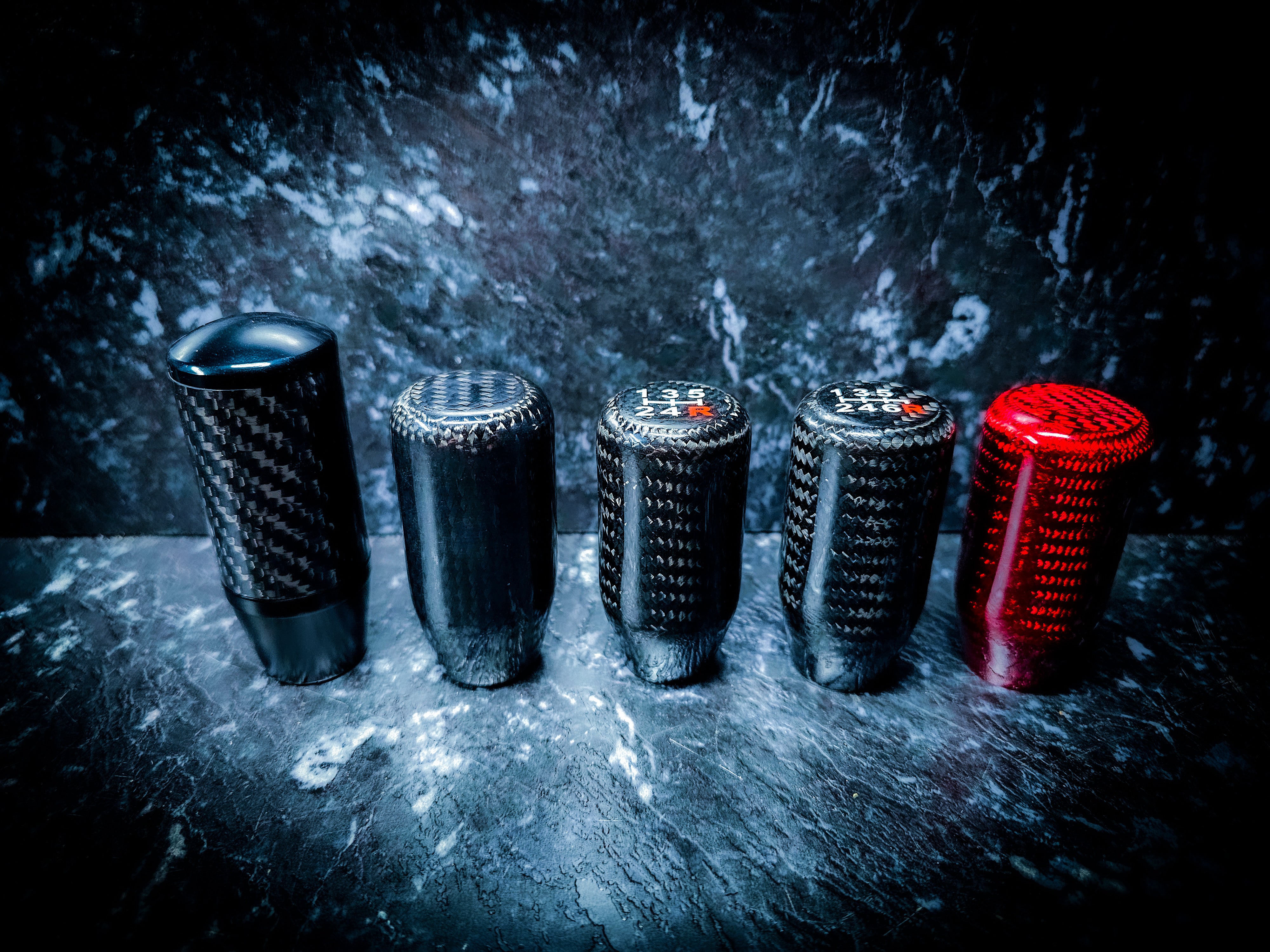 Carbon Weave Manual Gear Knobs