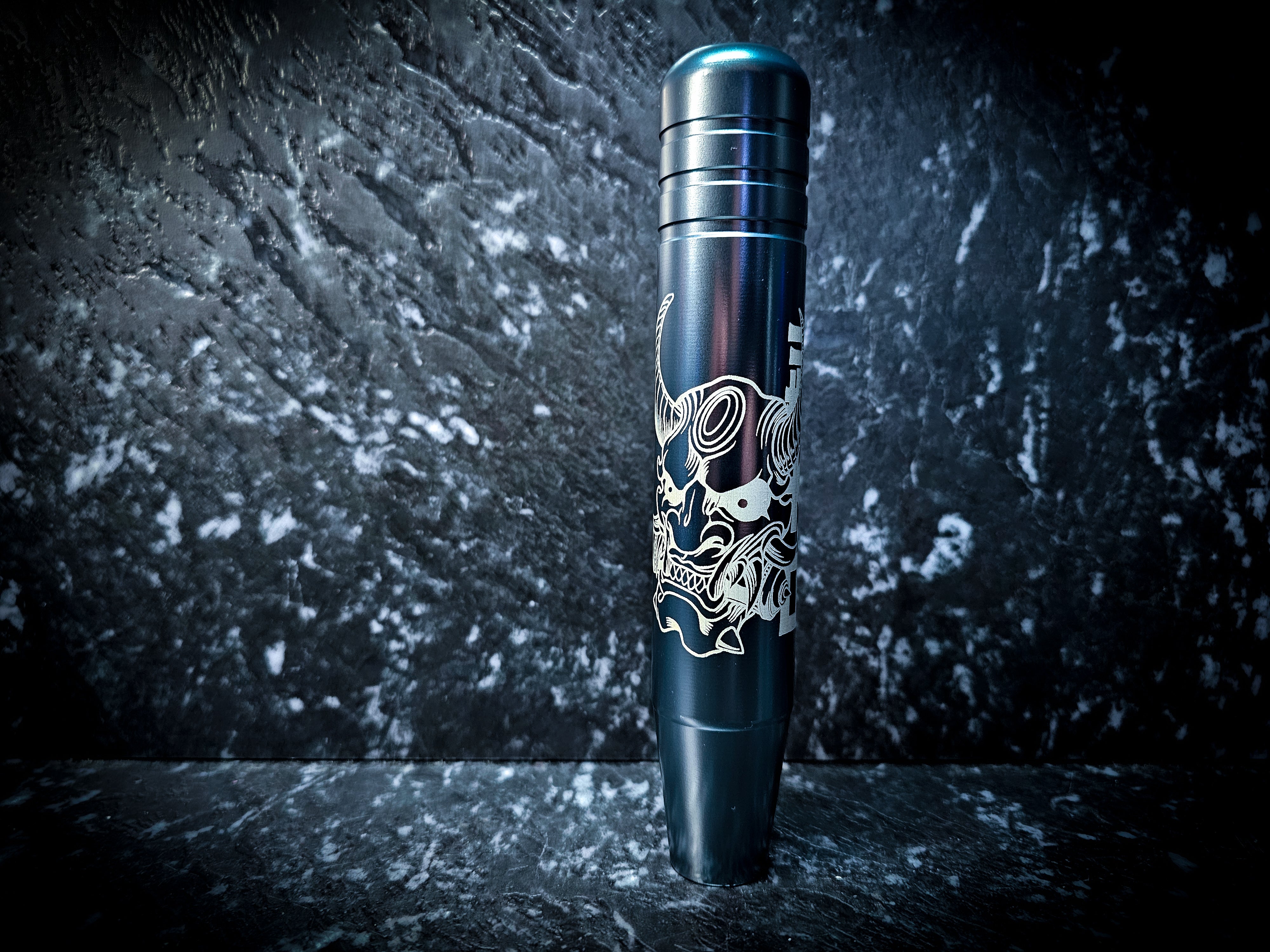 Oni Demon Mask Etch Manual Gear Knobs