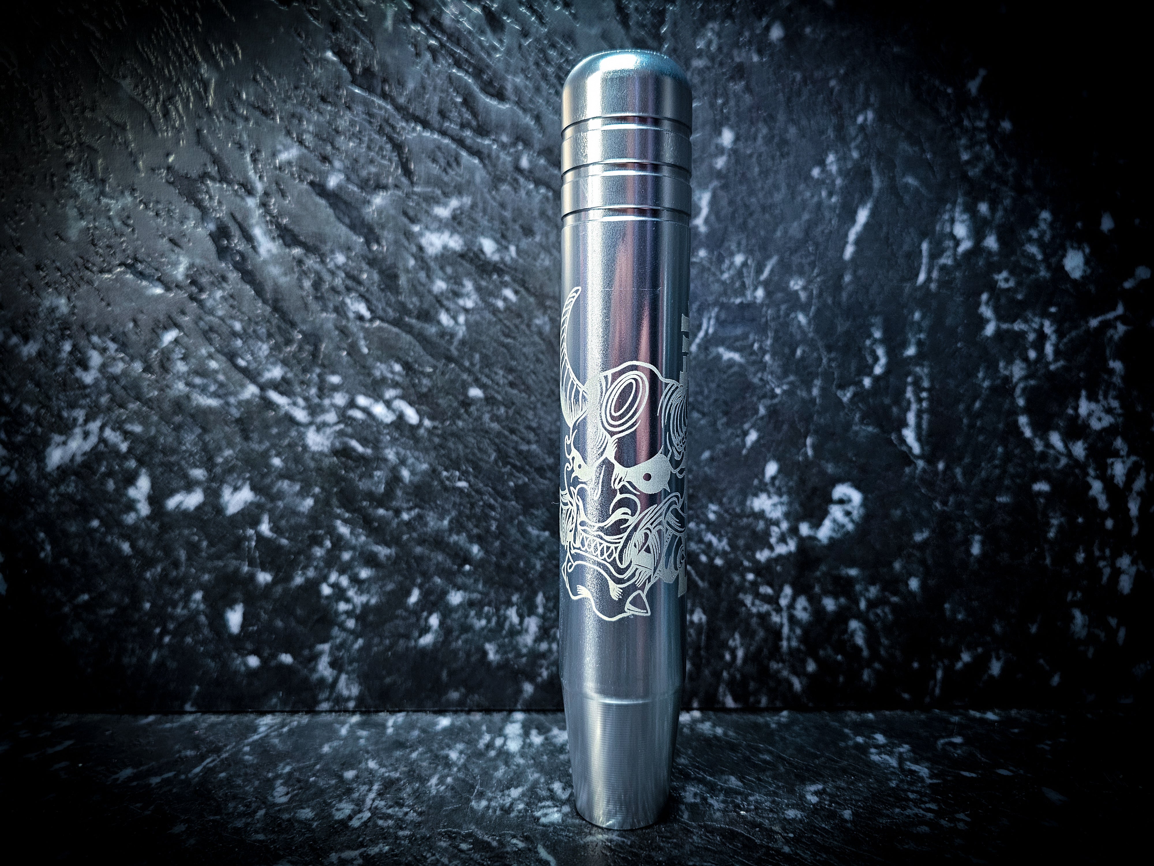 Oni Demon Mask Etch Manual Gear Knobs