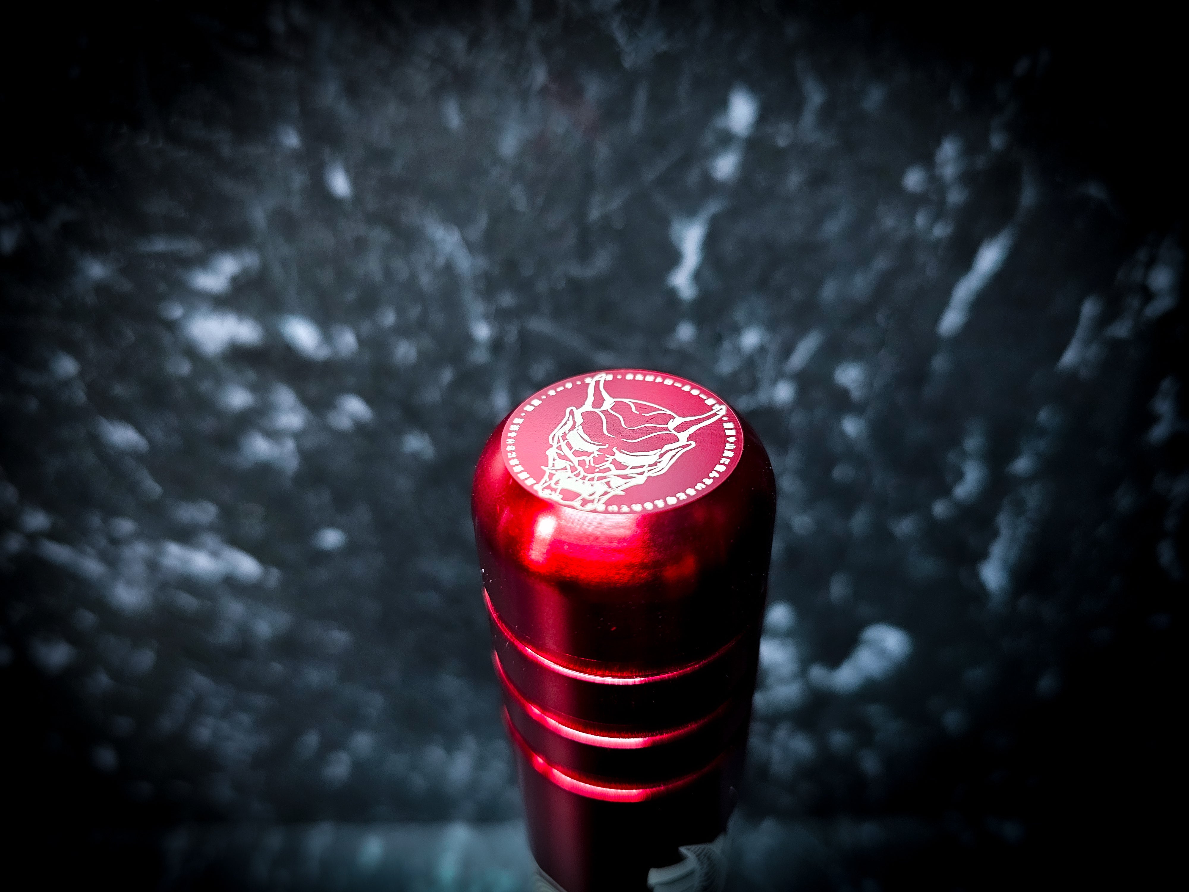 Oni Demon Mask Etch Manual Gear Knobs