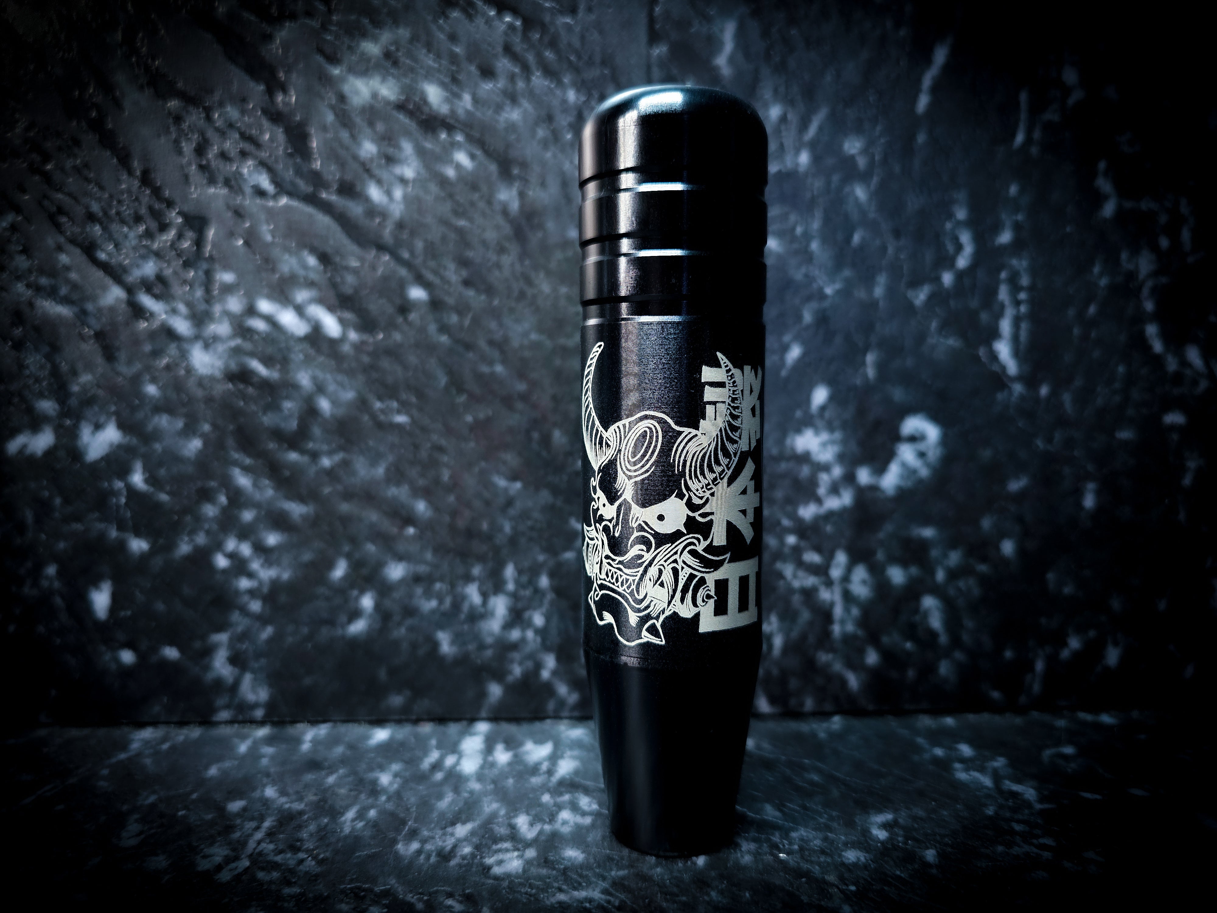 Oni Demon Mask Etch Manual Gear Knobs