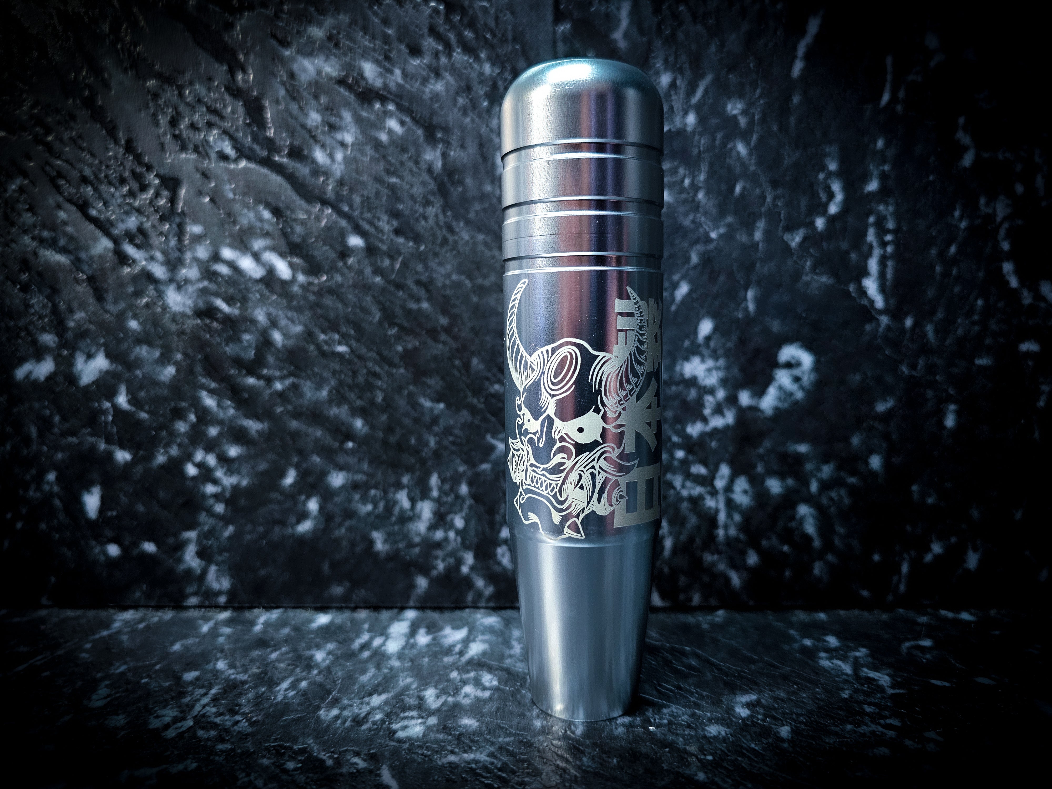 Oni Demon Mask Etch Manual Gear Knobs