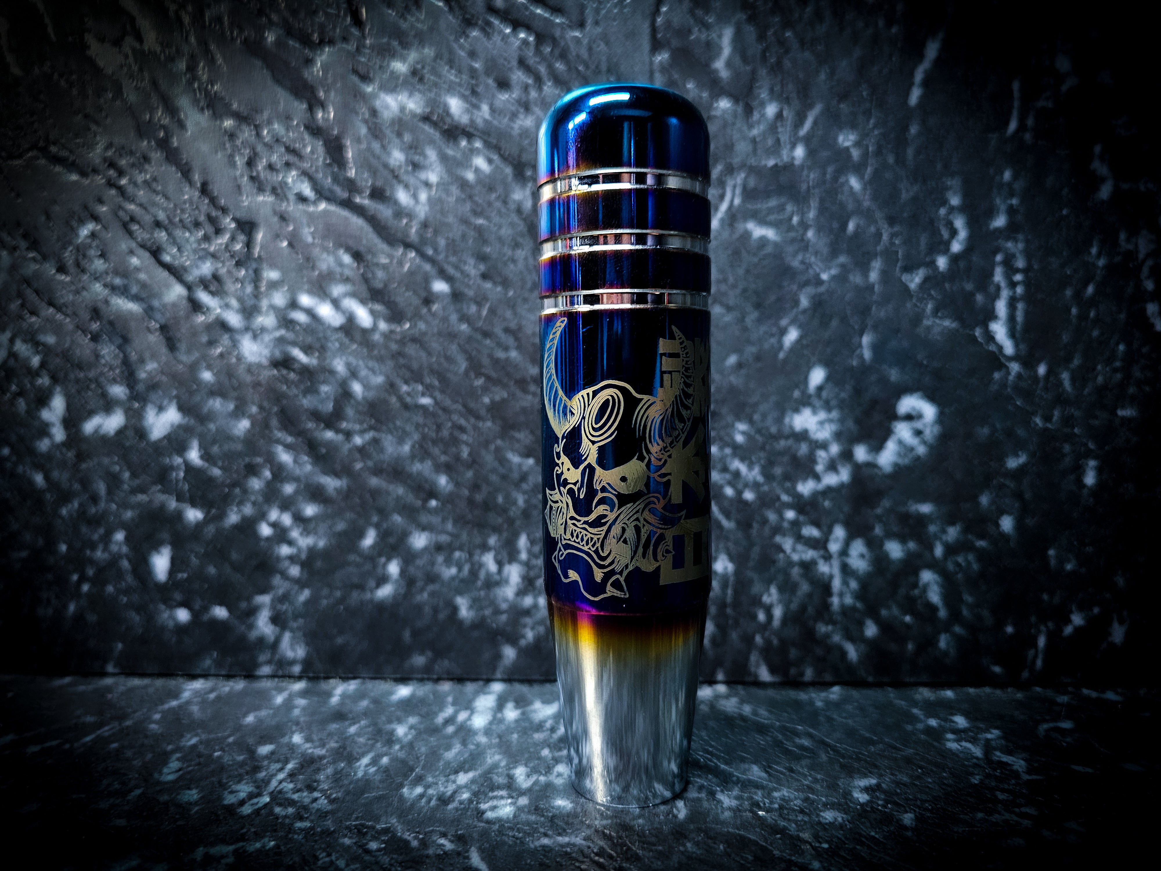 Oni Demon Mask Etch Manual Gear Knobs