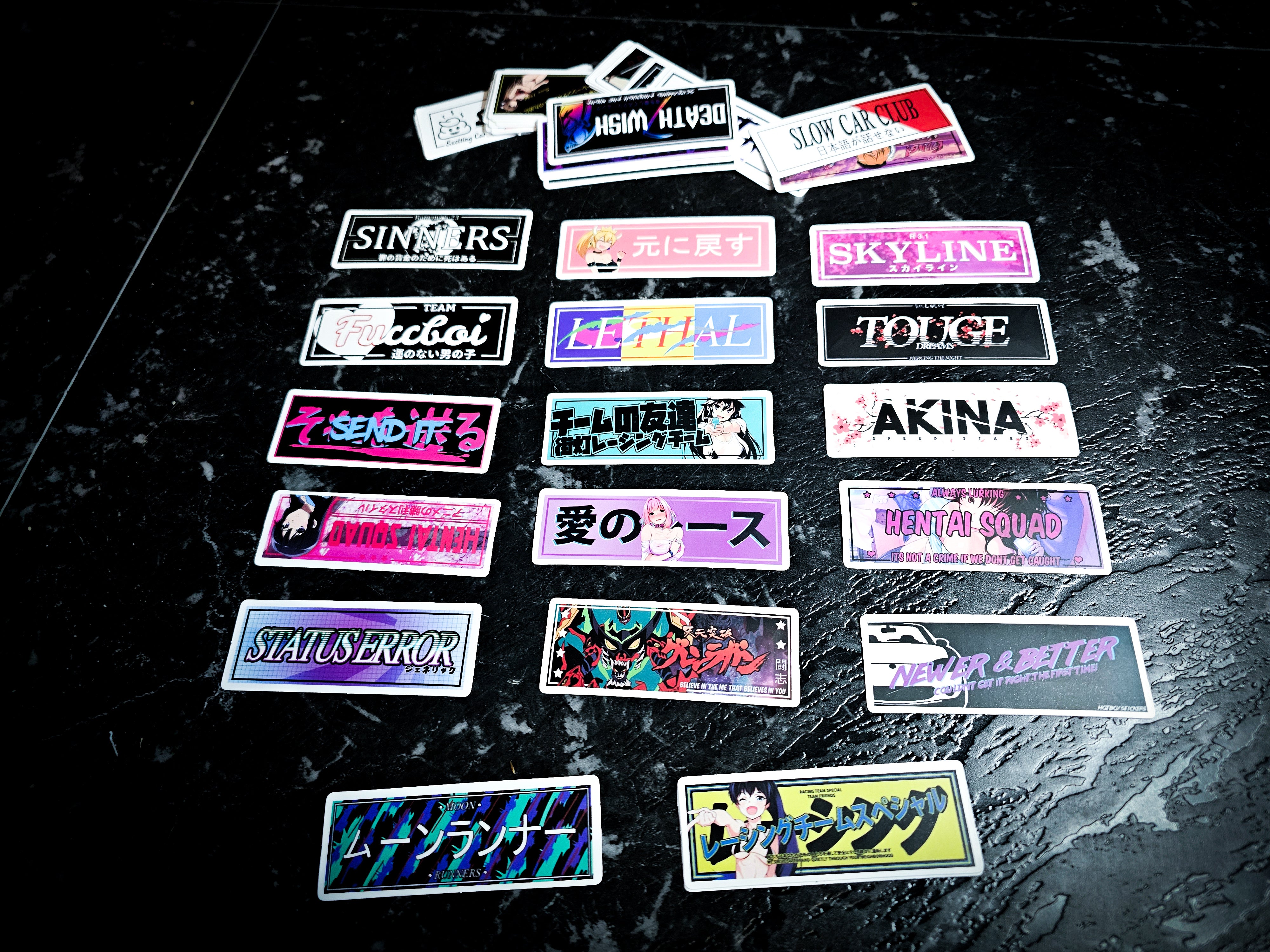 JDM Phone or Laptop Slap Packs