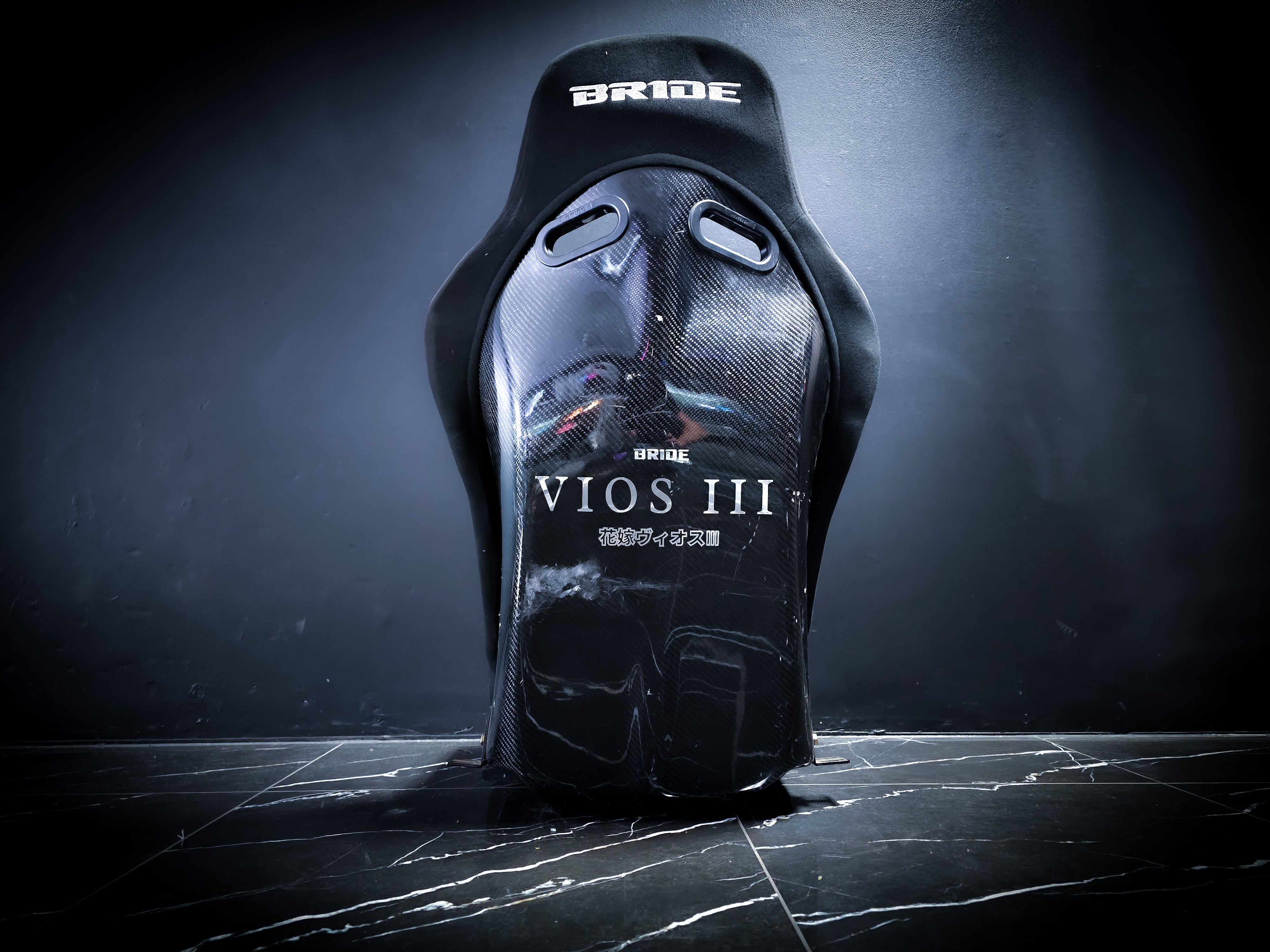 BRIDE VIOS III Bucket Seat Rear Decal