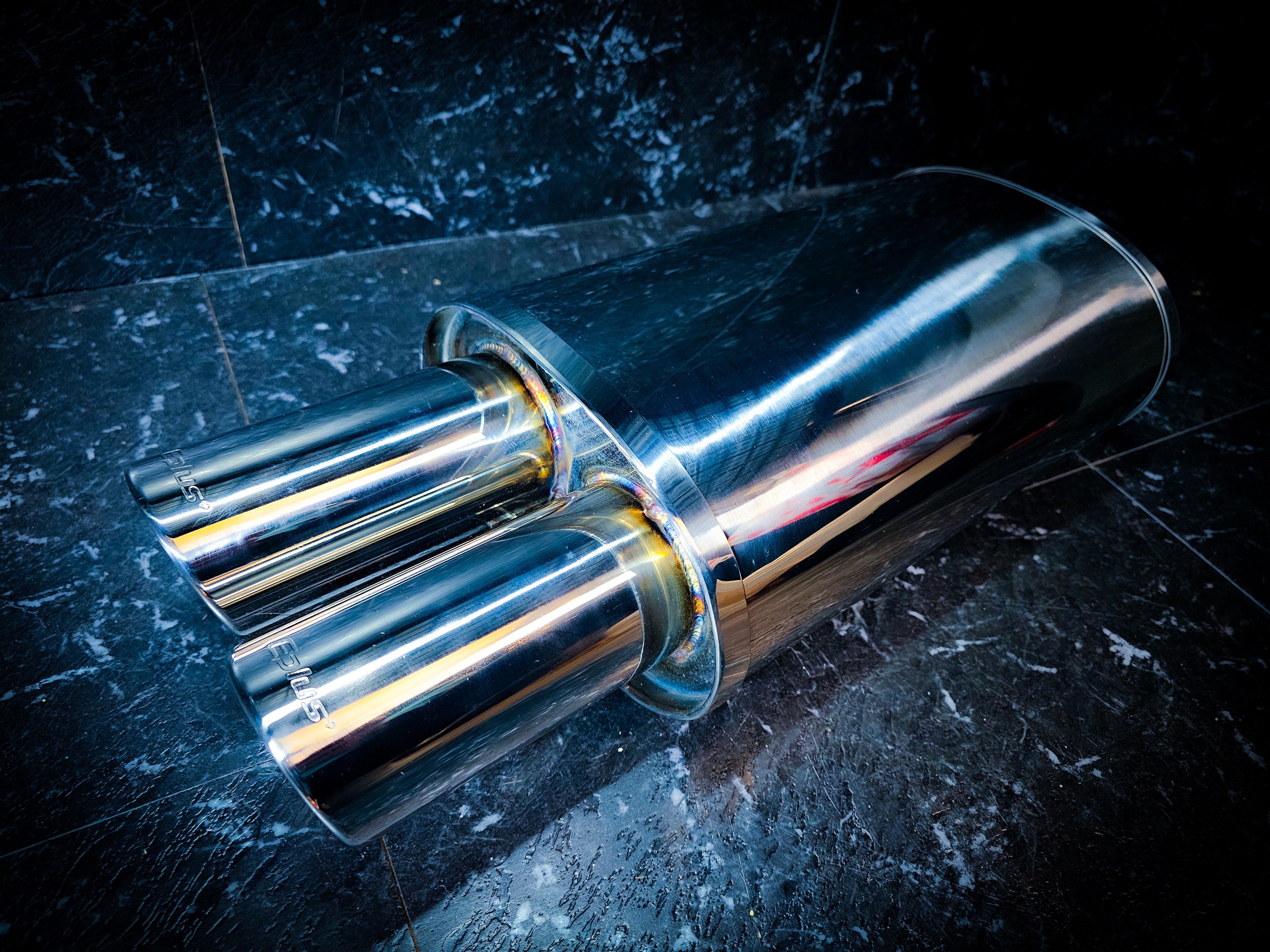 Dual Stainless Tipped EP Stainless Muffler