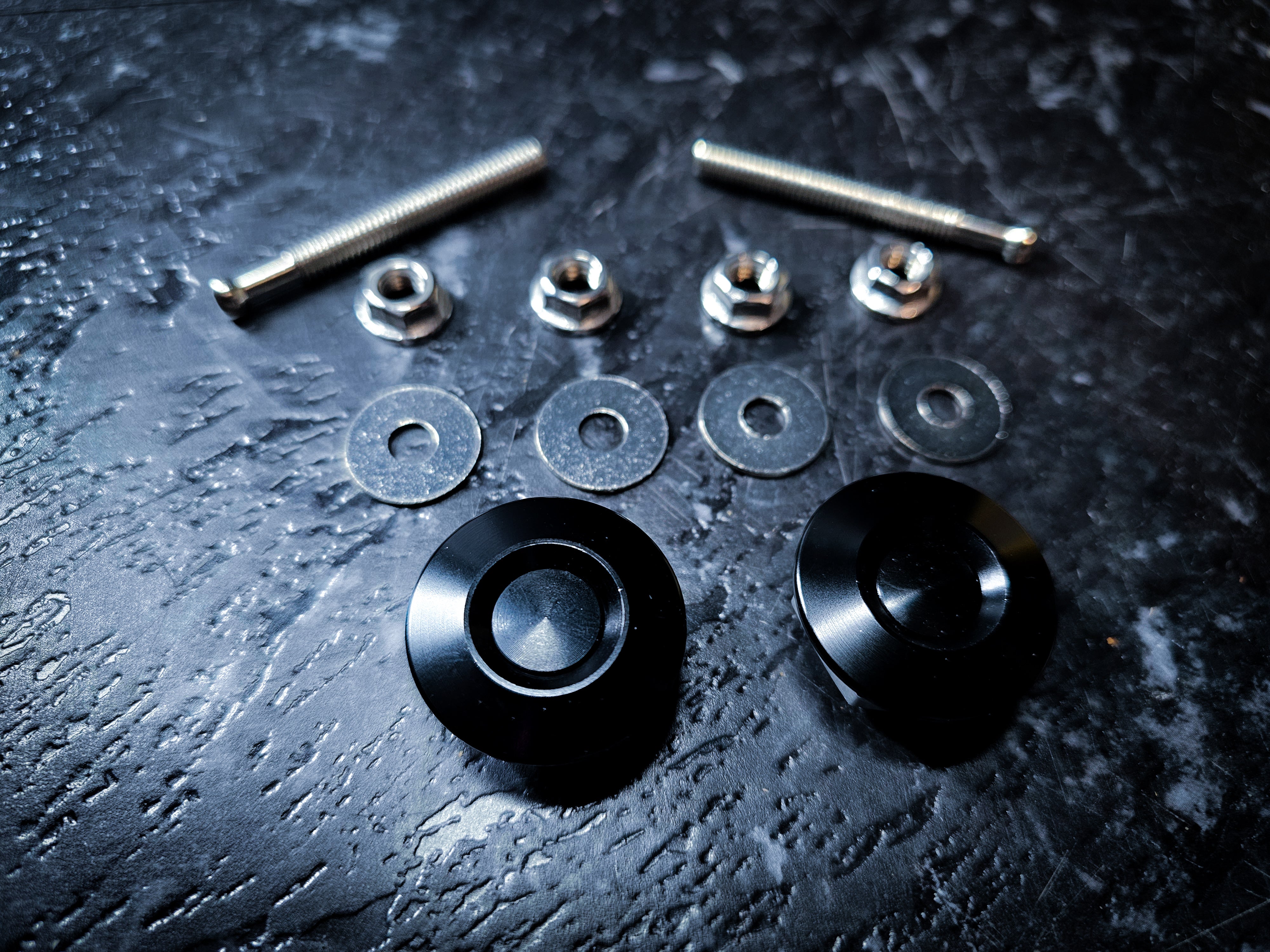 Button Style BLACK Fender Quick Release Kit