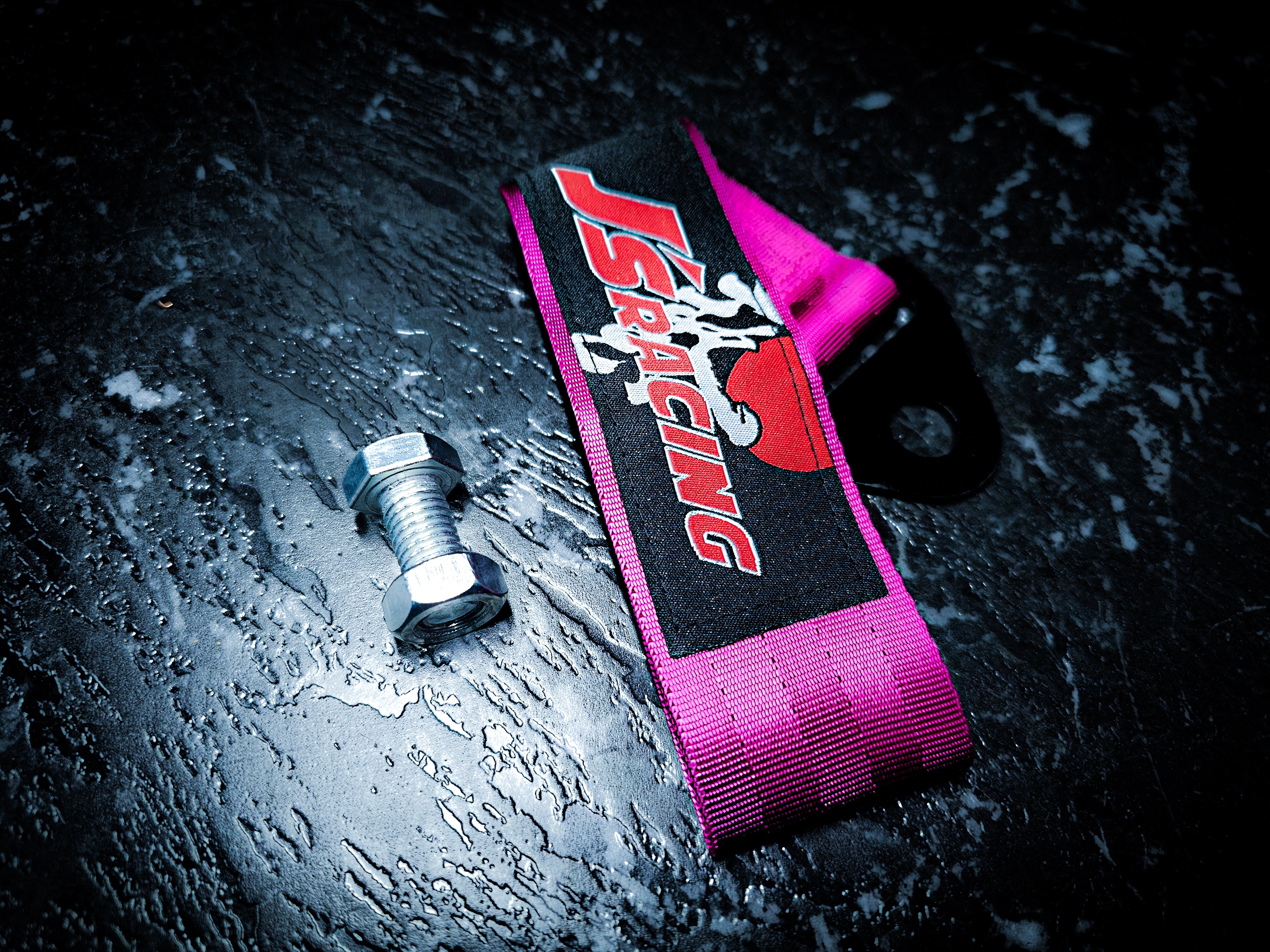 Js Racing Bright Pink Tow Strap