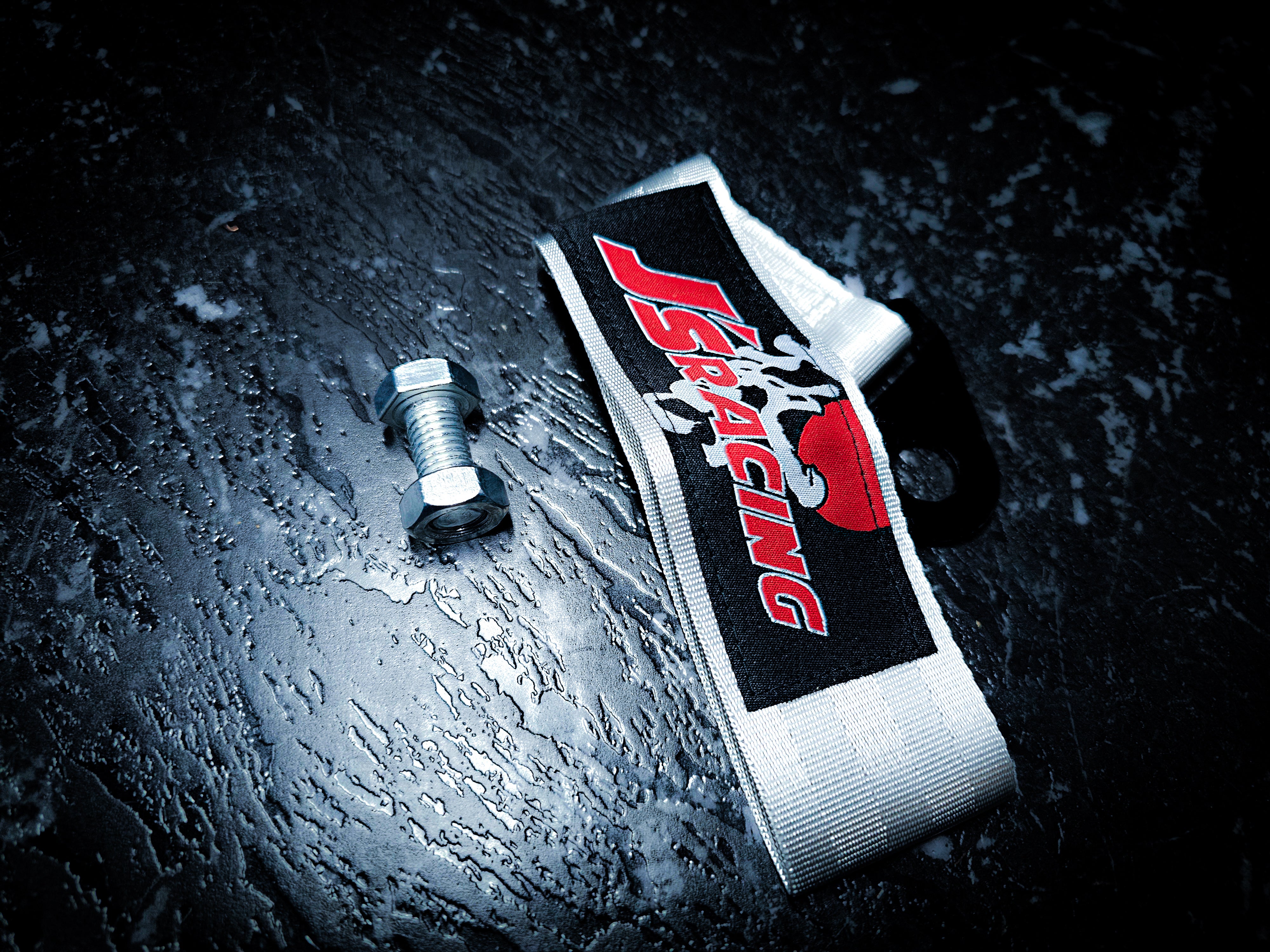 Js Racing Striking Silver Tow Strap