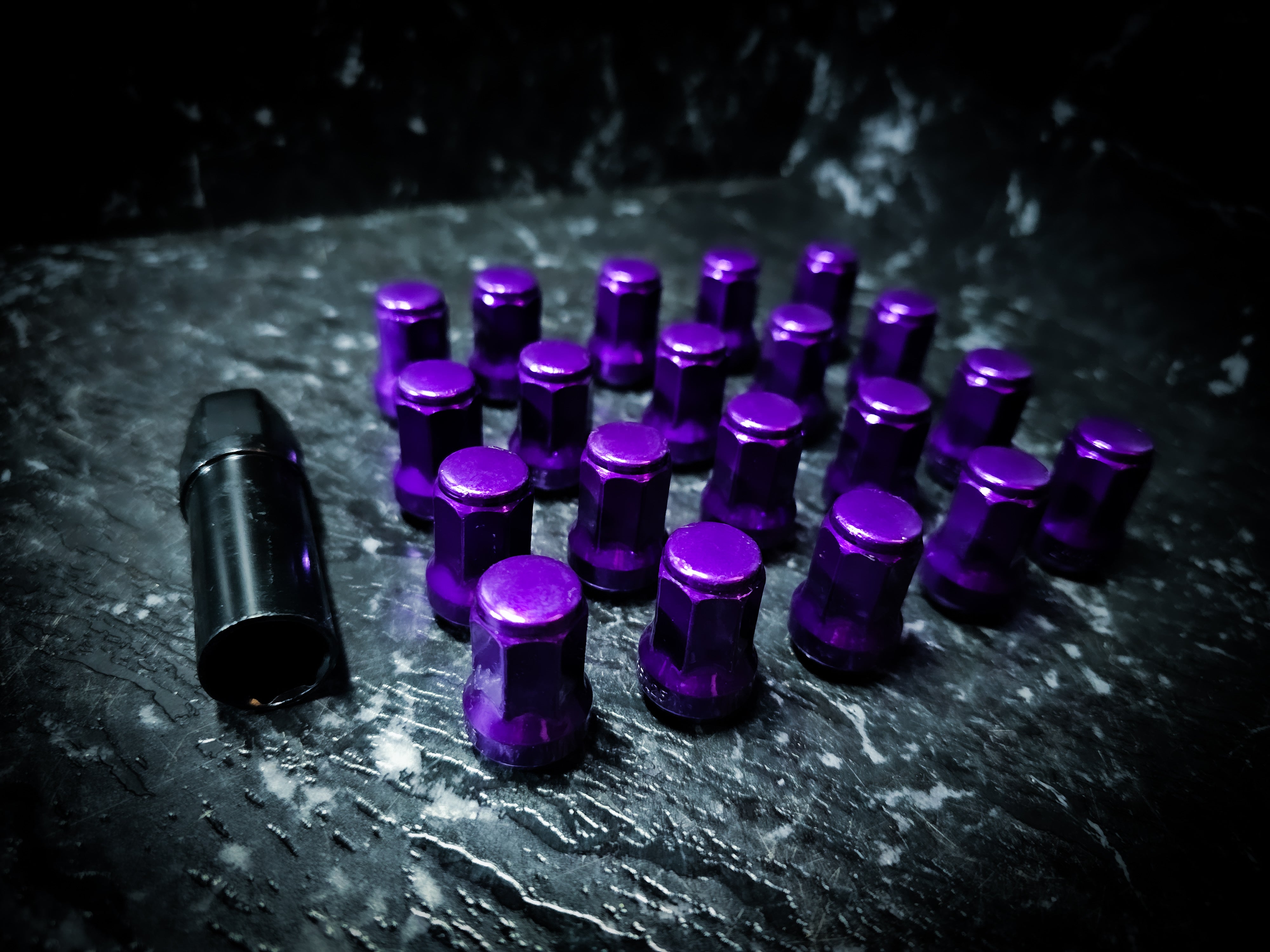 Royal Purple Tuner Wheel Nuts