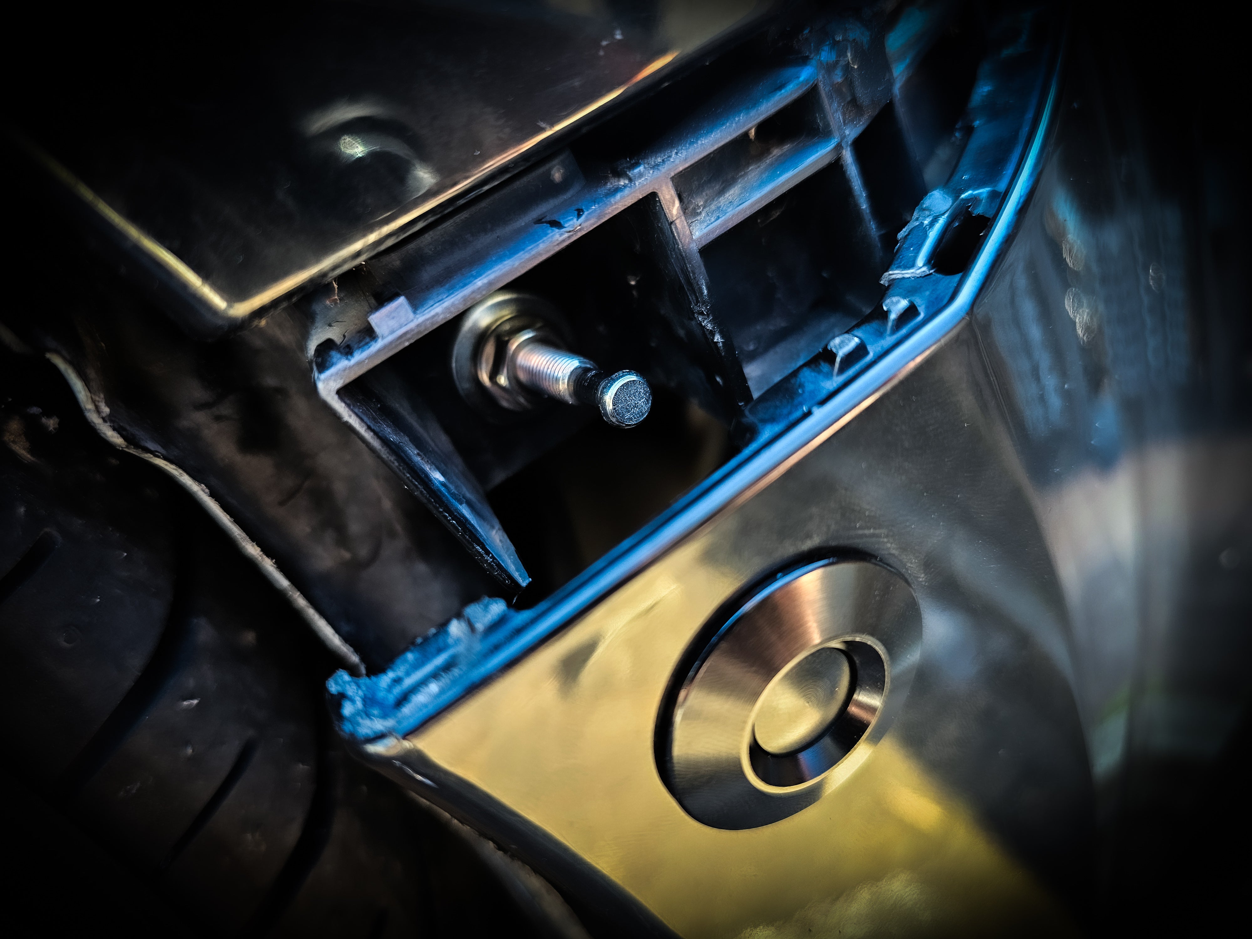 Button Style BLACK Fender Quick Release Kit