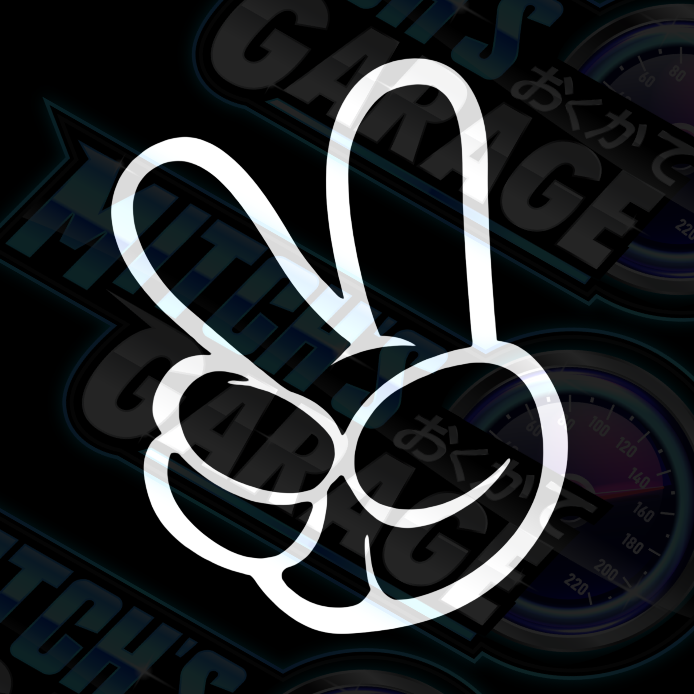 Peace Cartoon Hand Vinyl Decal