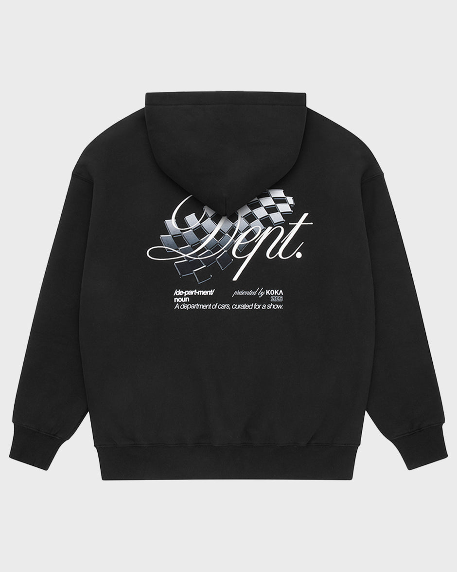 KOKAINE ~ "The Dept" Hoodie // BLACK