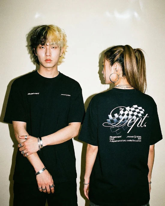KOKAINE ~ "The DEPT" T - Shirt // BLACK