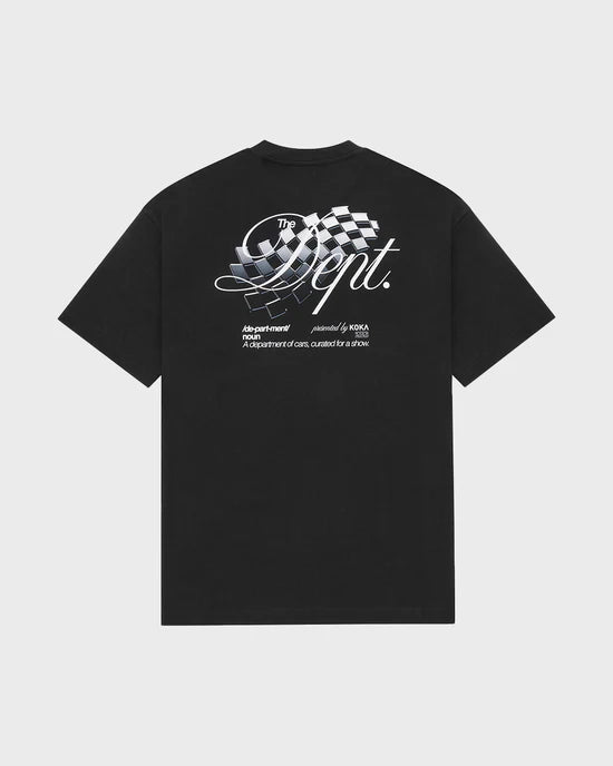 KOKAINE ~ "The DEPT" T - Shirt // BLACK