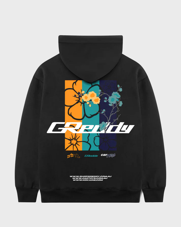 KOKAINE ~ "GReddy Collab" Hoodie // BLACK