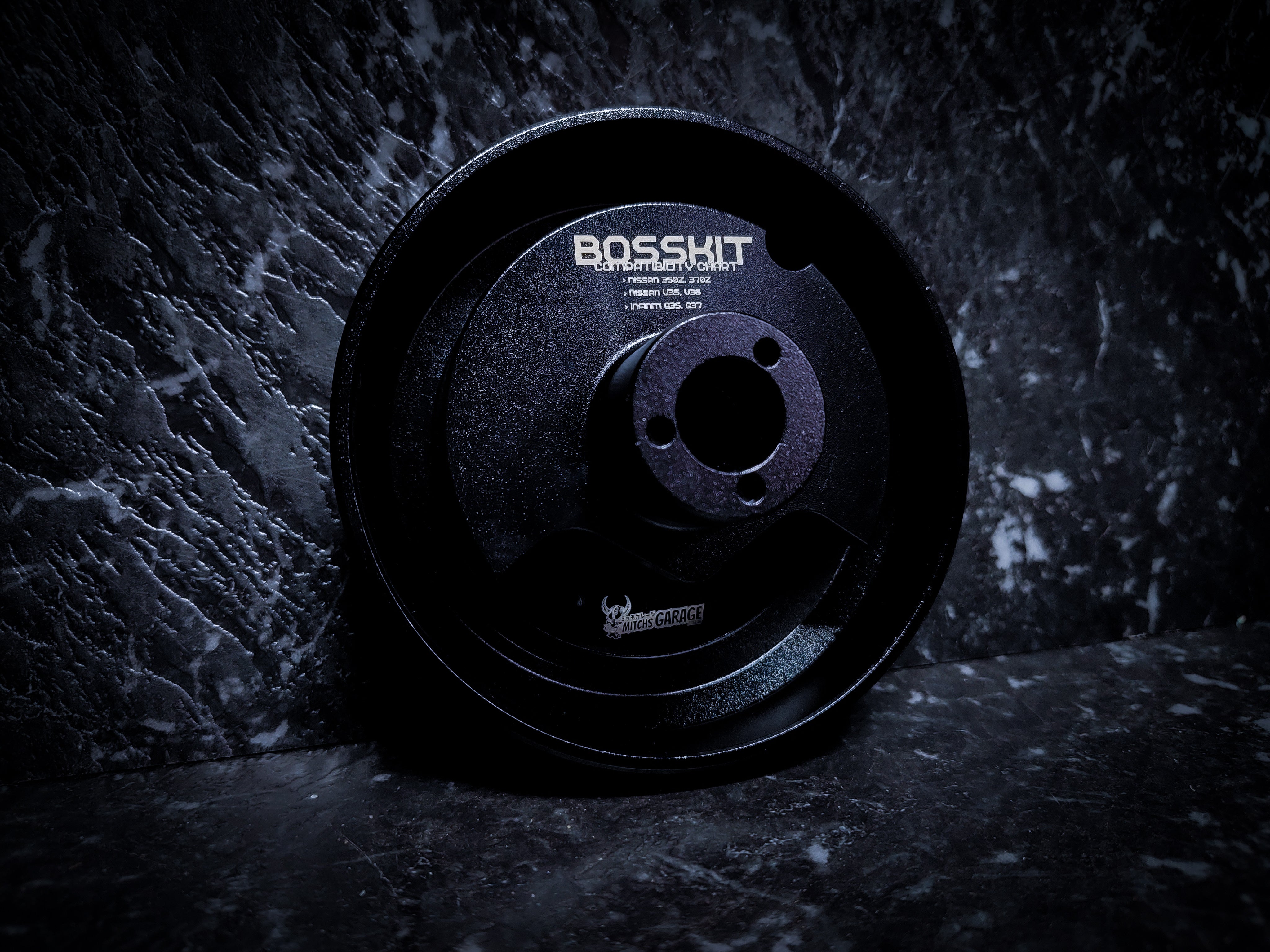 Nissan 141H Short Hub Aftermarket Steering Wheel Bosskit V35,V36,350z,370z