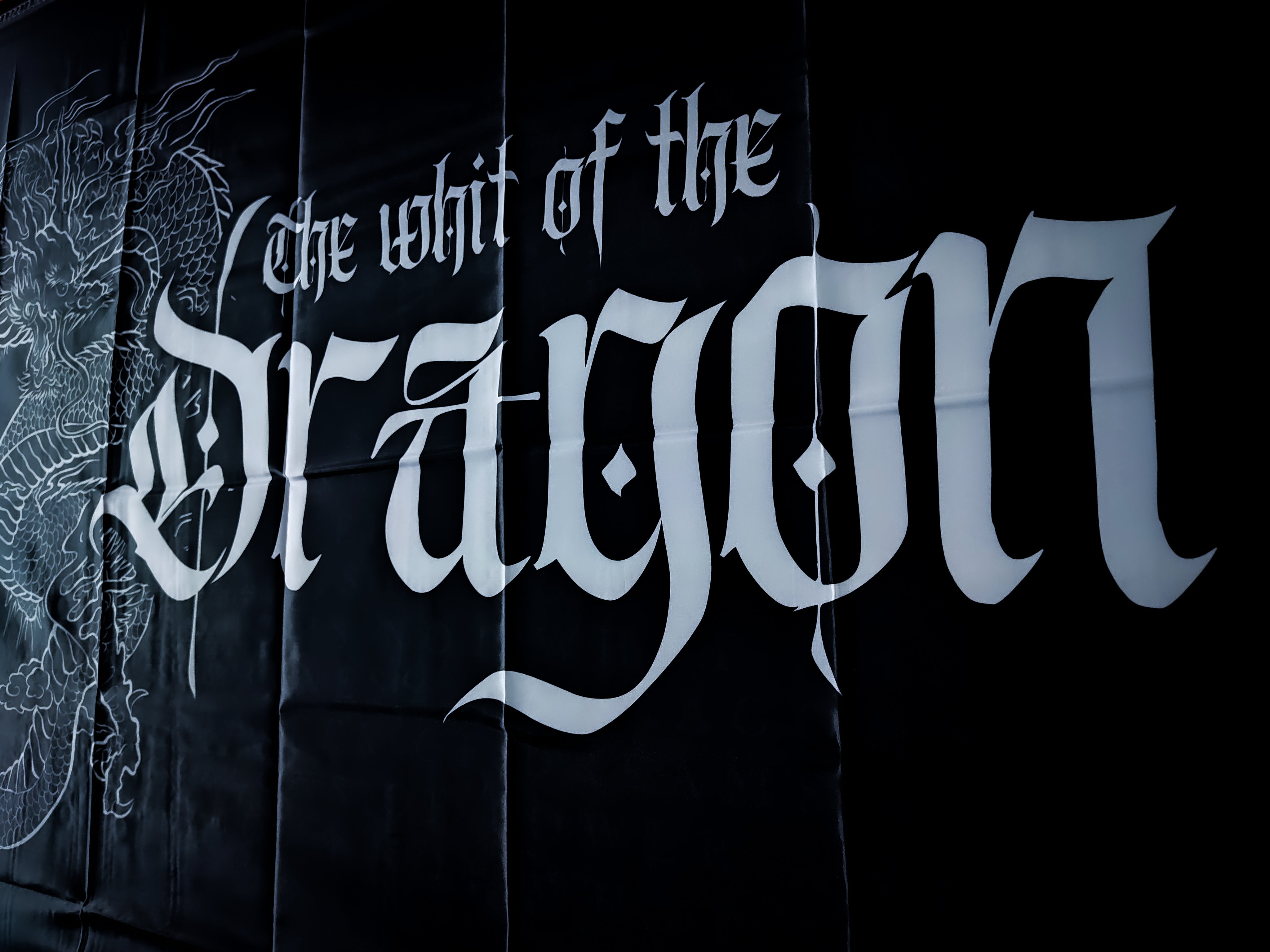 "The Whit Of The Dragon" Workshop Banner Flag