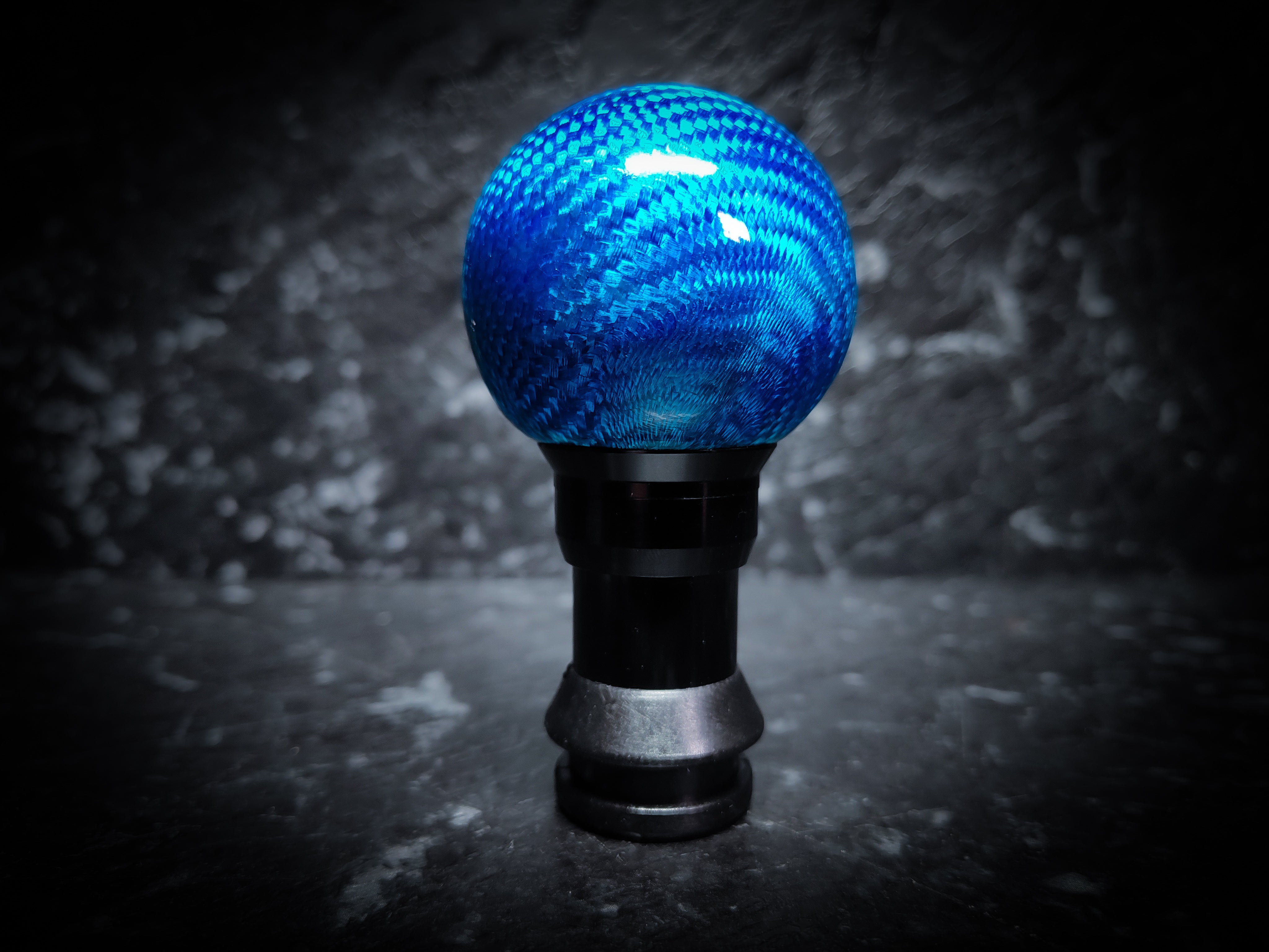 Limited Edition Carbon Blue Pop Down Auto Gear Shifter