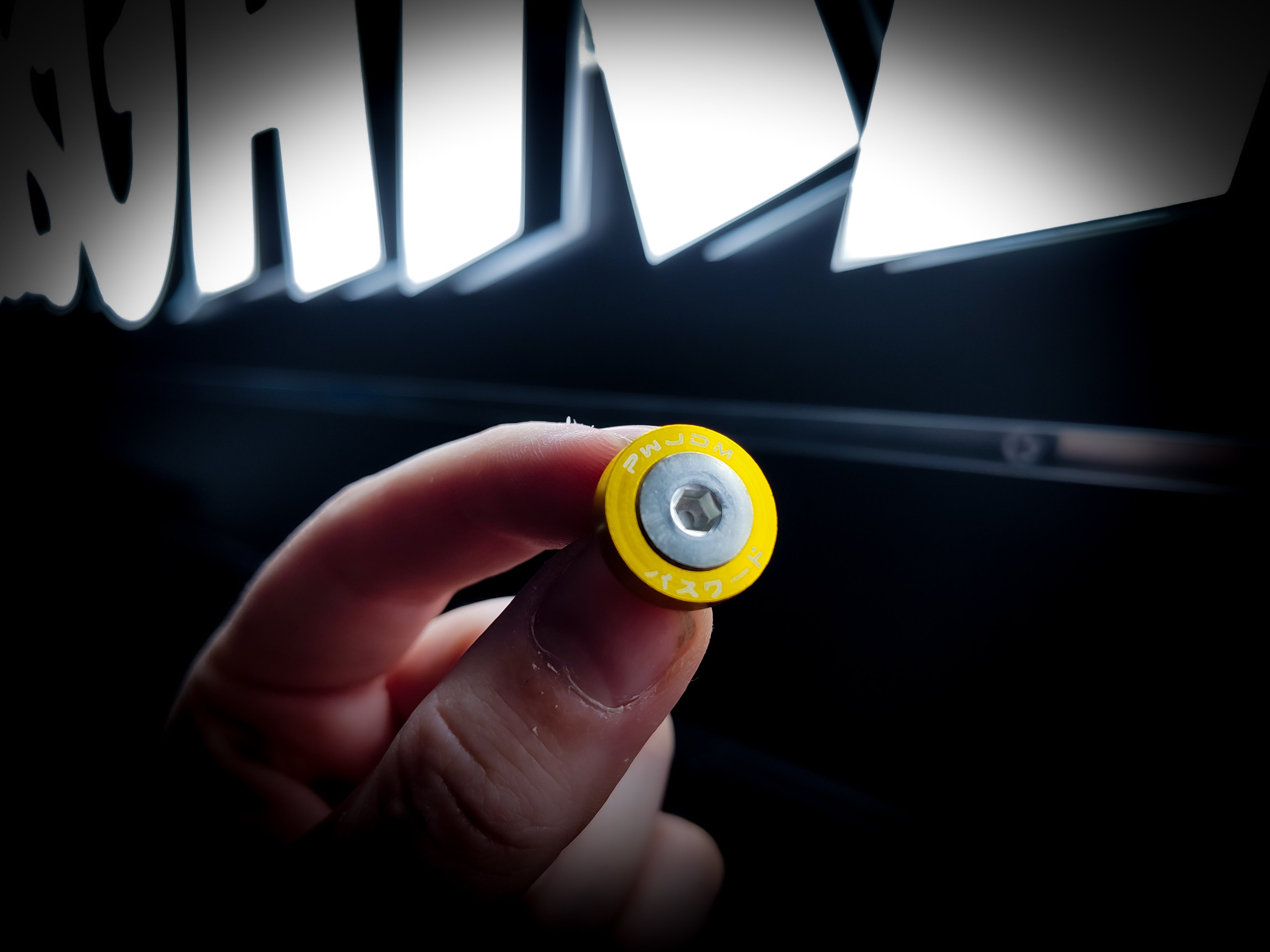 x1 Password JDM M6 Gold Dress Up Washer And Bolt