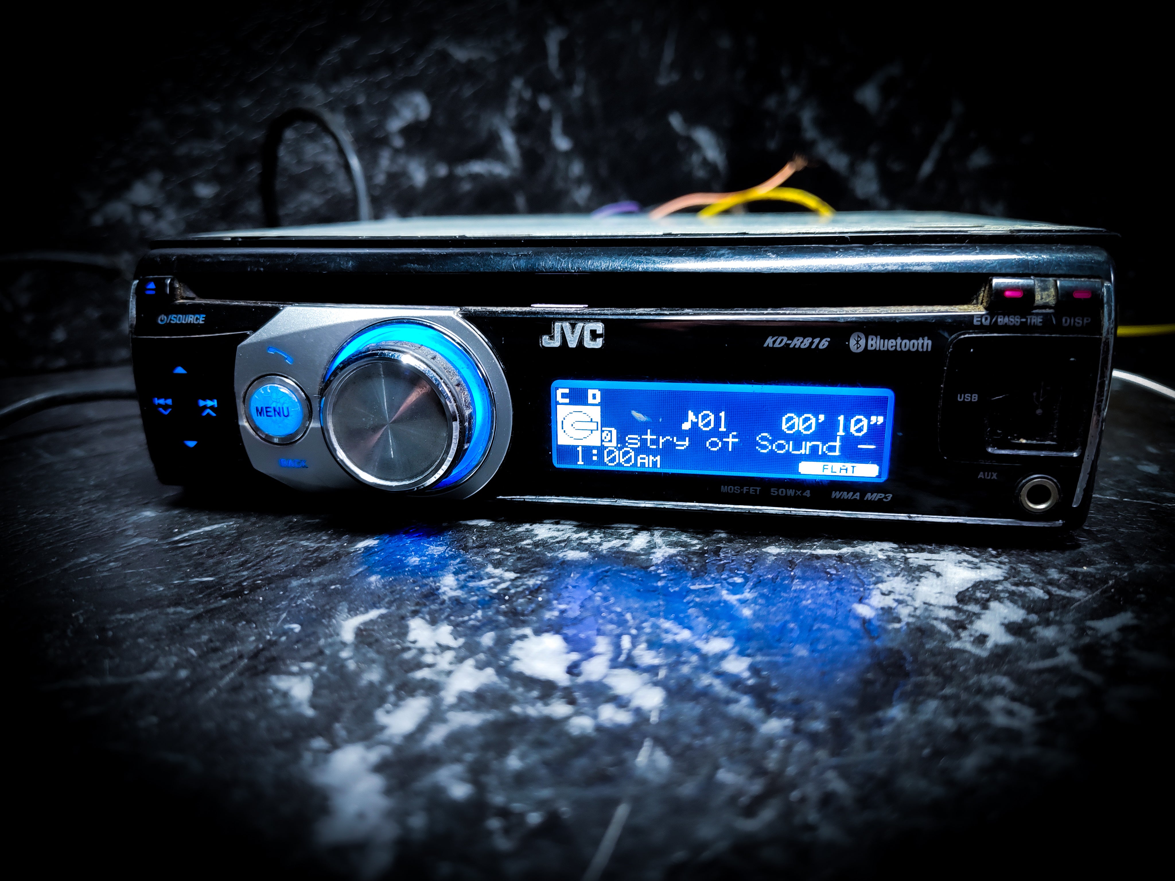 JVC Bluetooth Single Din Car Stereo