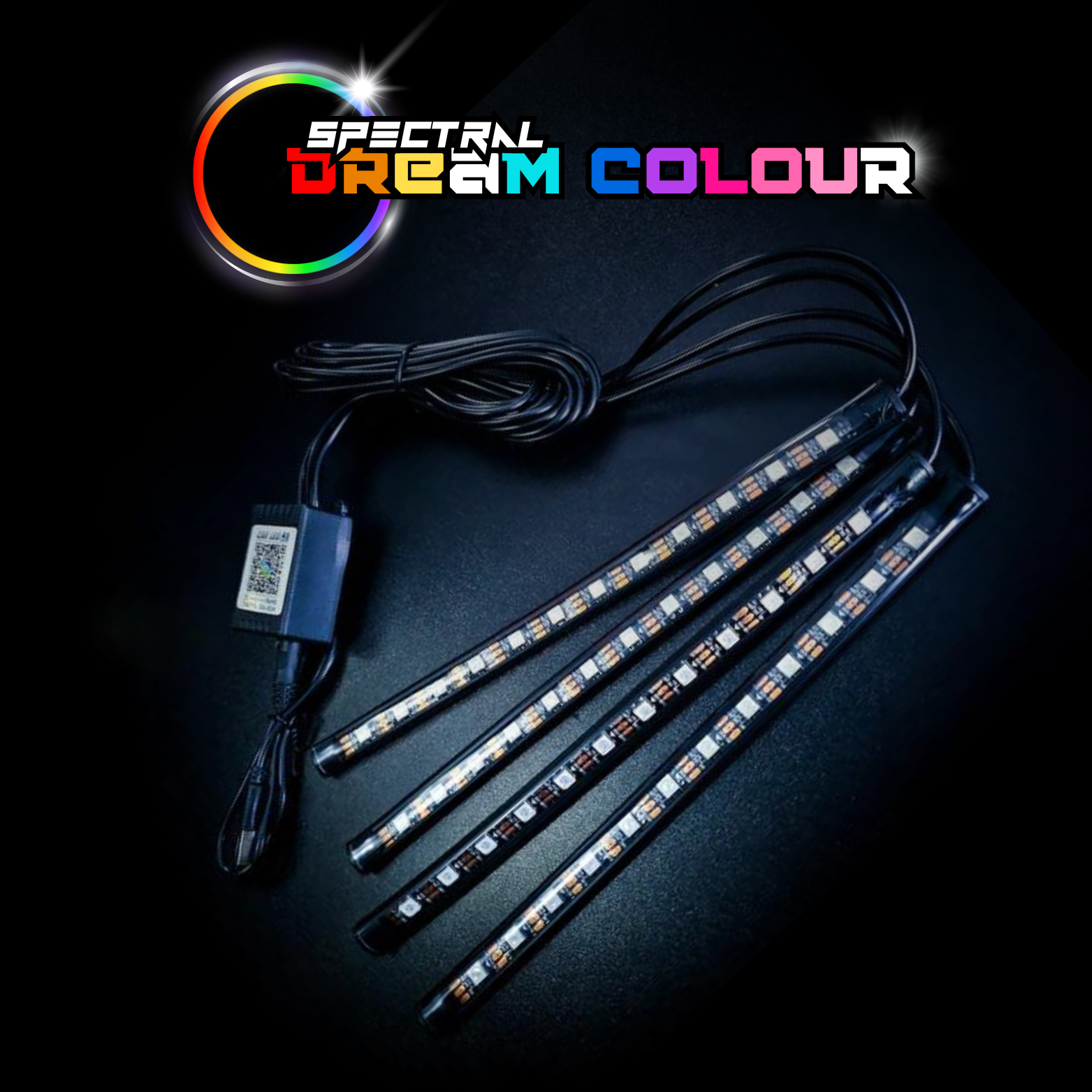 Spectral Dream Colour Floor LED Colour Flow Changing Light Kit