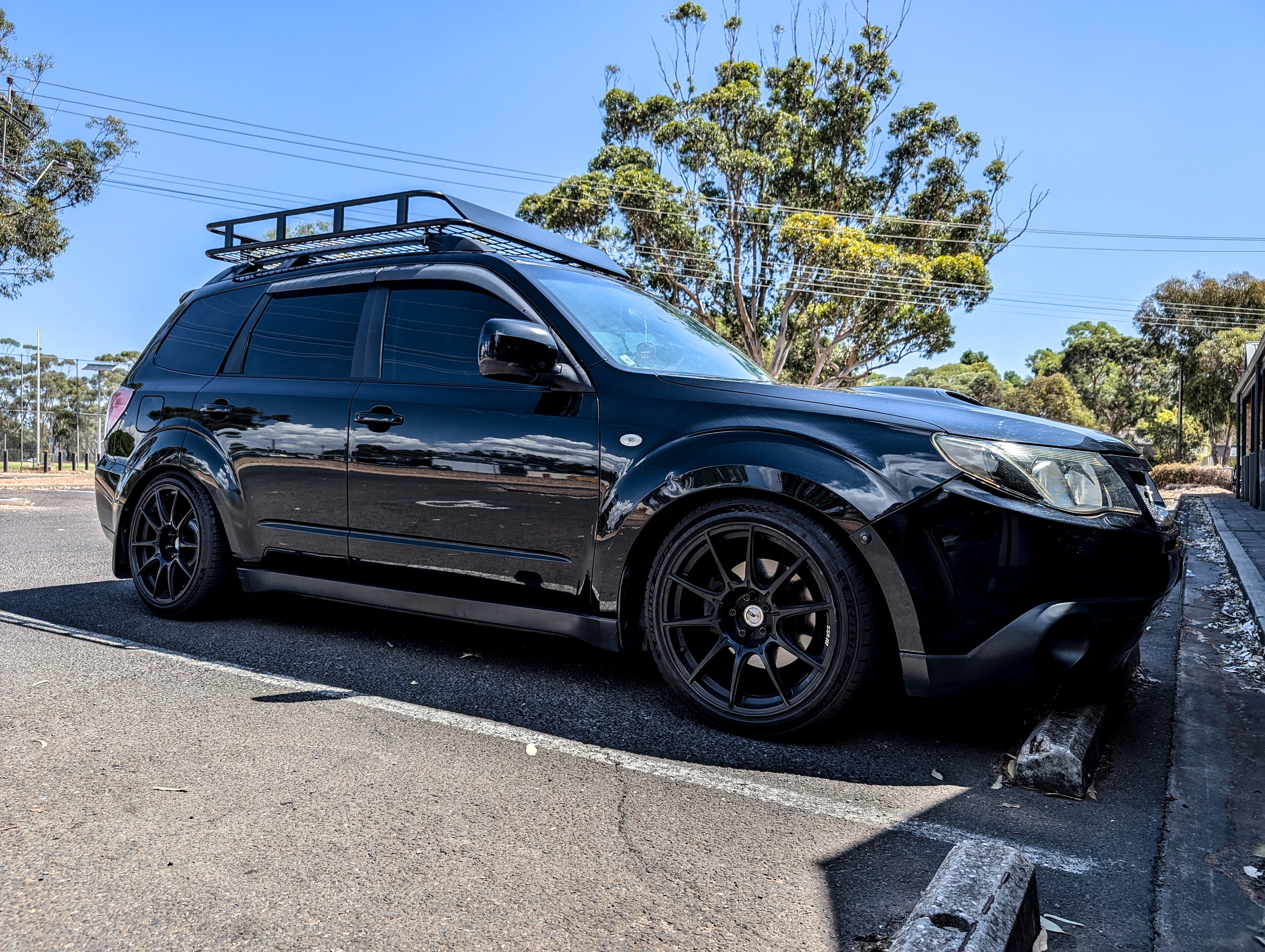 18" SSR GTX01 Multi-Spoke Matte Black Wheels x 4