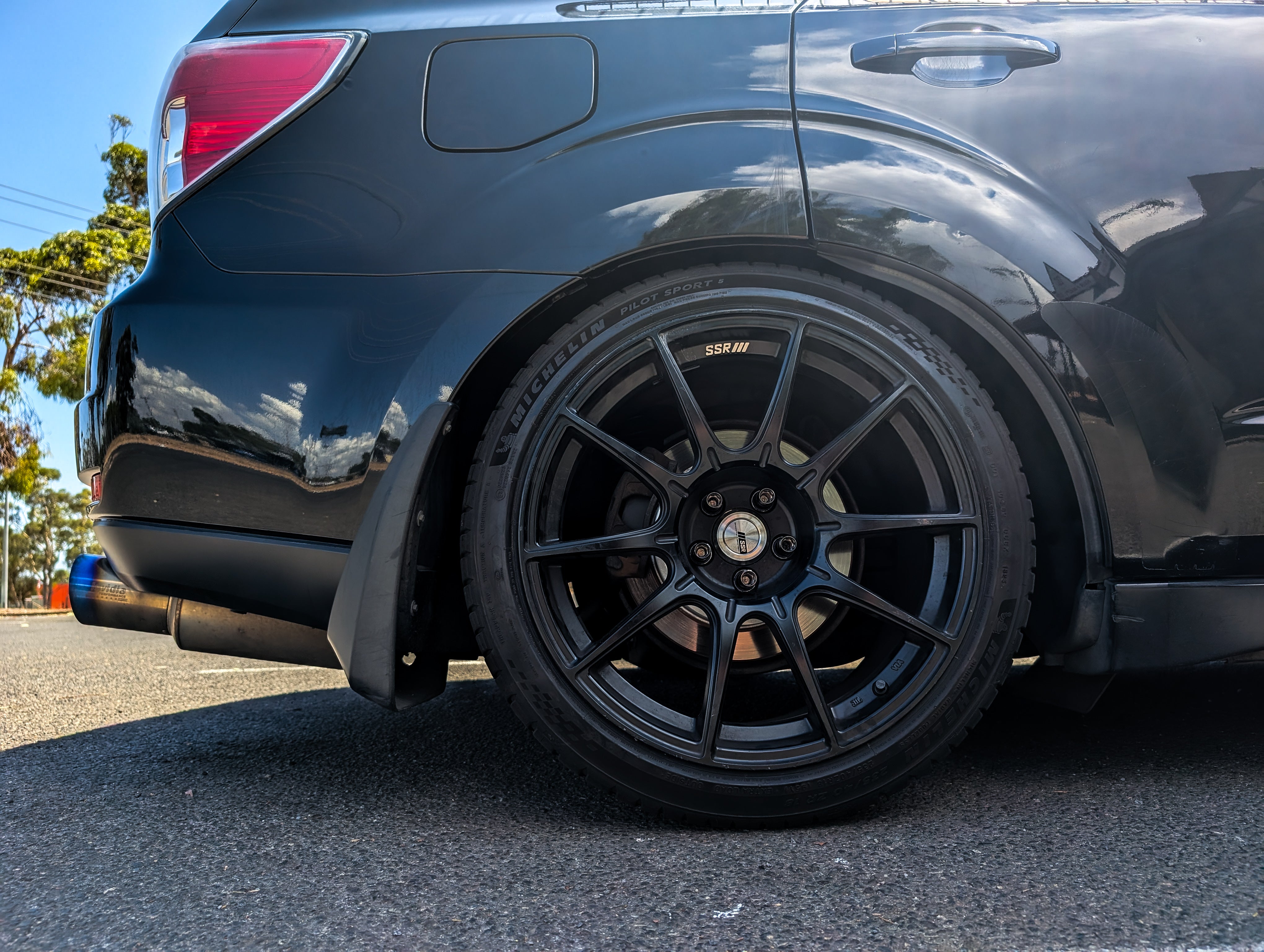 18" SSR GTX01 Multi-Spoke Matte Black Wheels x 4