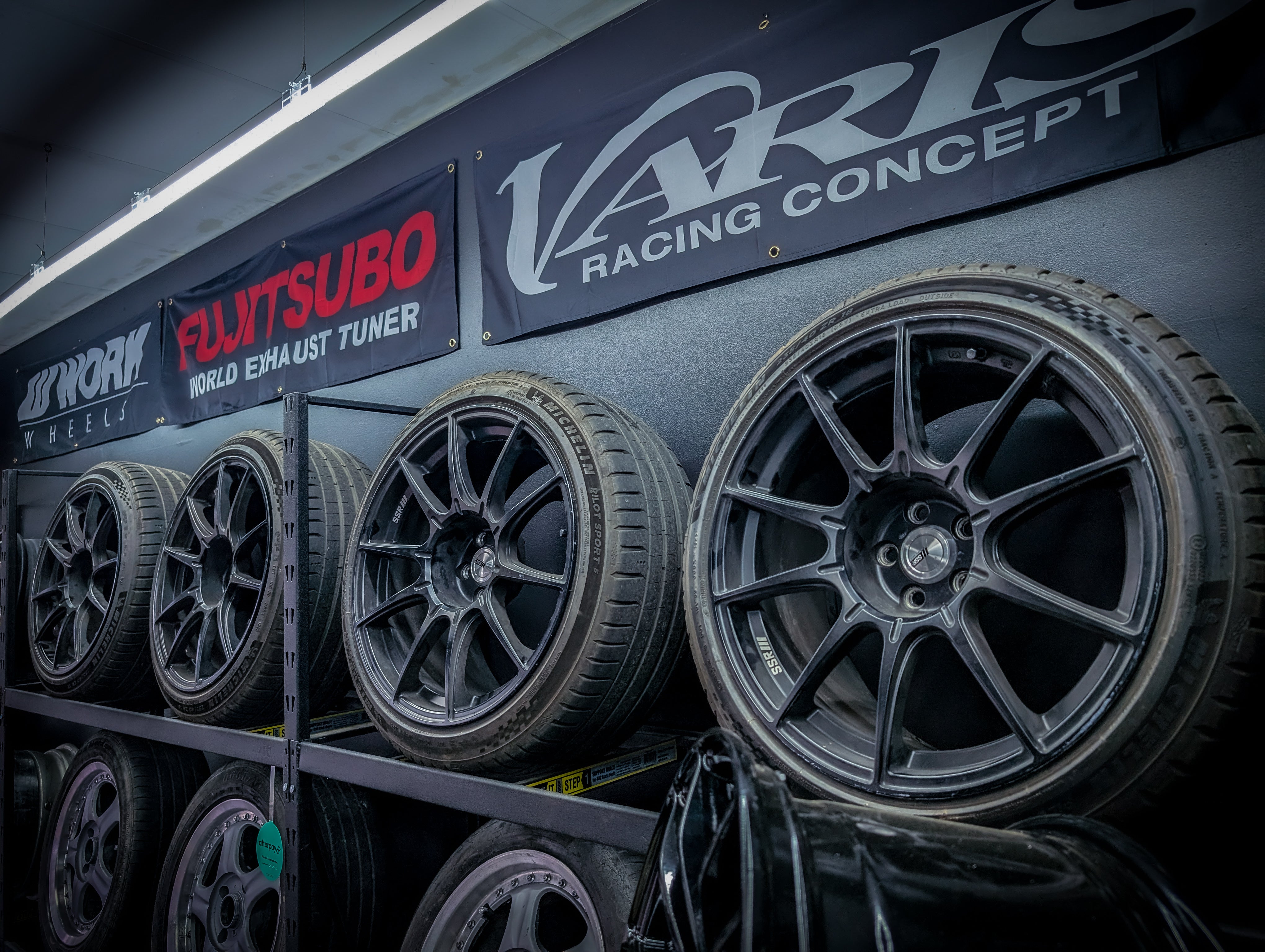18" SSR GTX01 Multi-Spoke Matte Black Wheels x 4