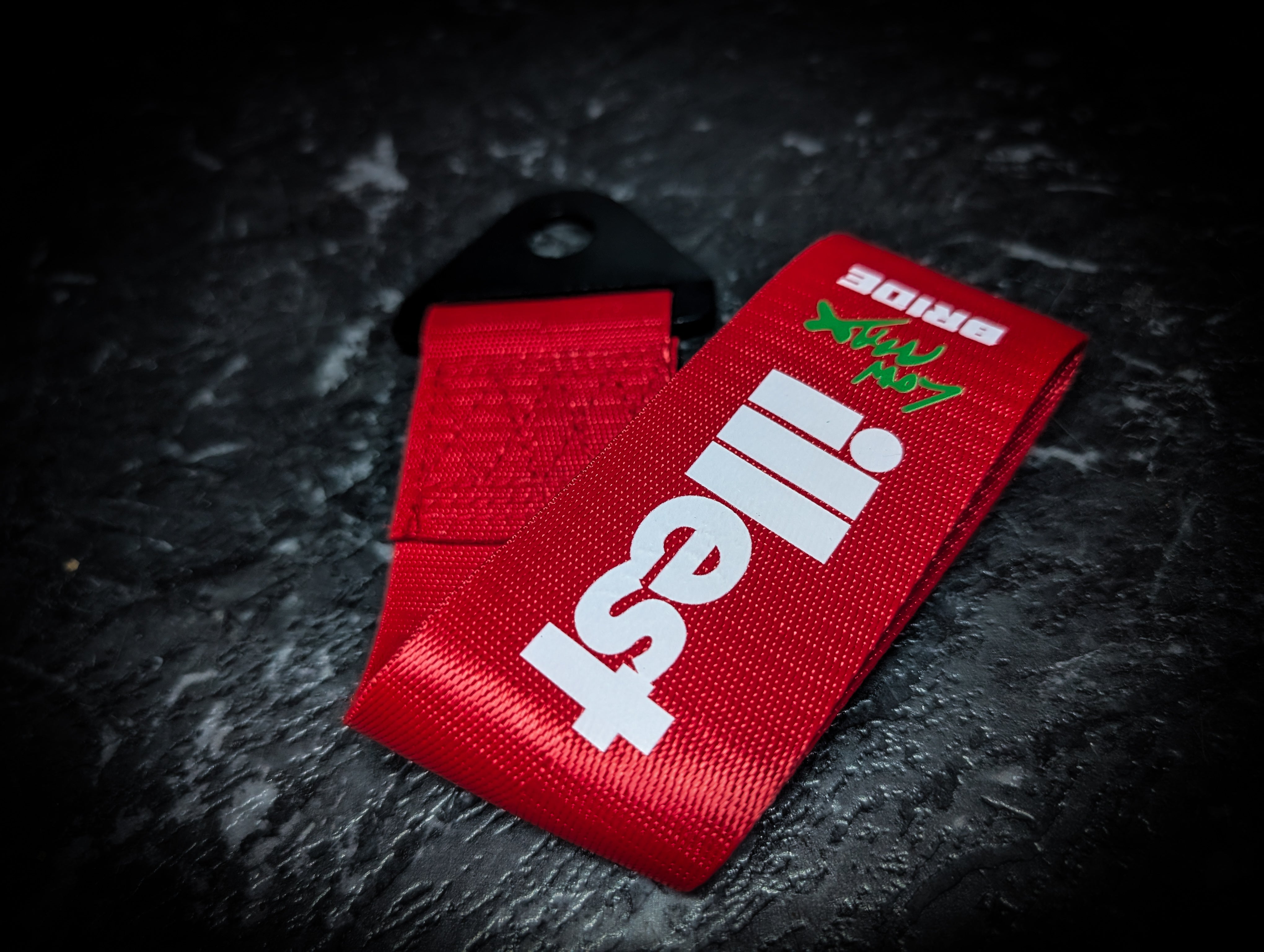 BRIDE ILLEST Red Tow Strap