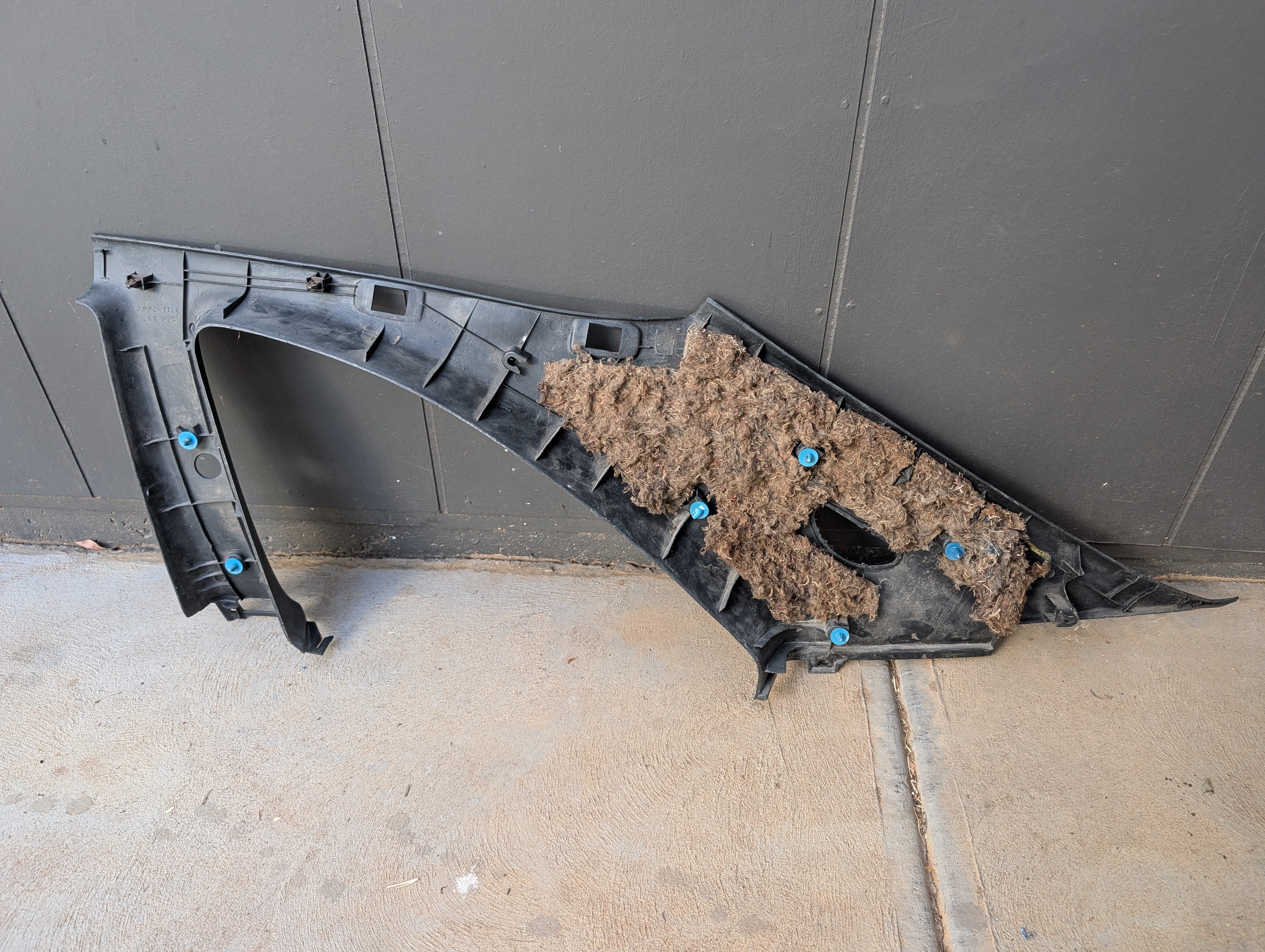 Nissan Skyline R33 GTST Coupe C Pillar Passenger Side Interior Trim