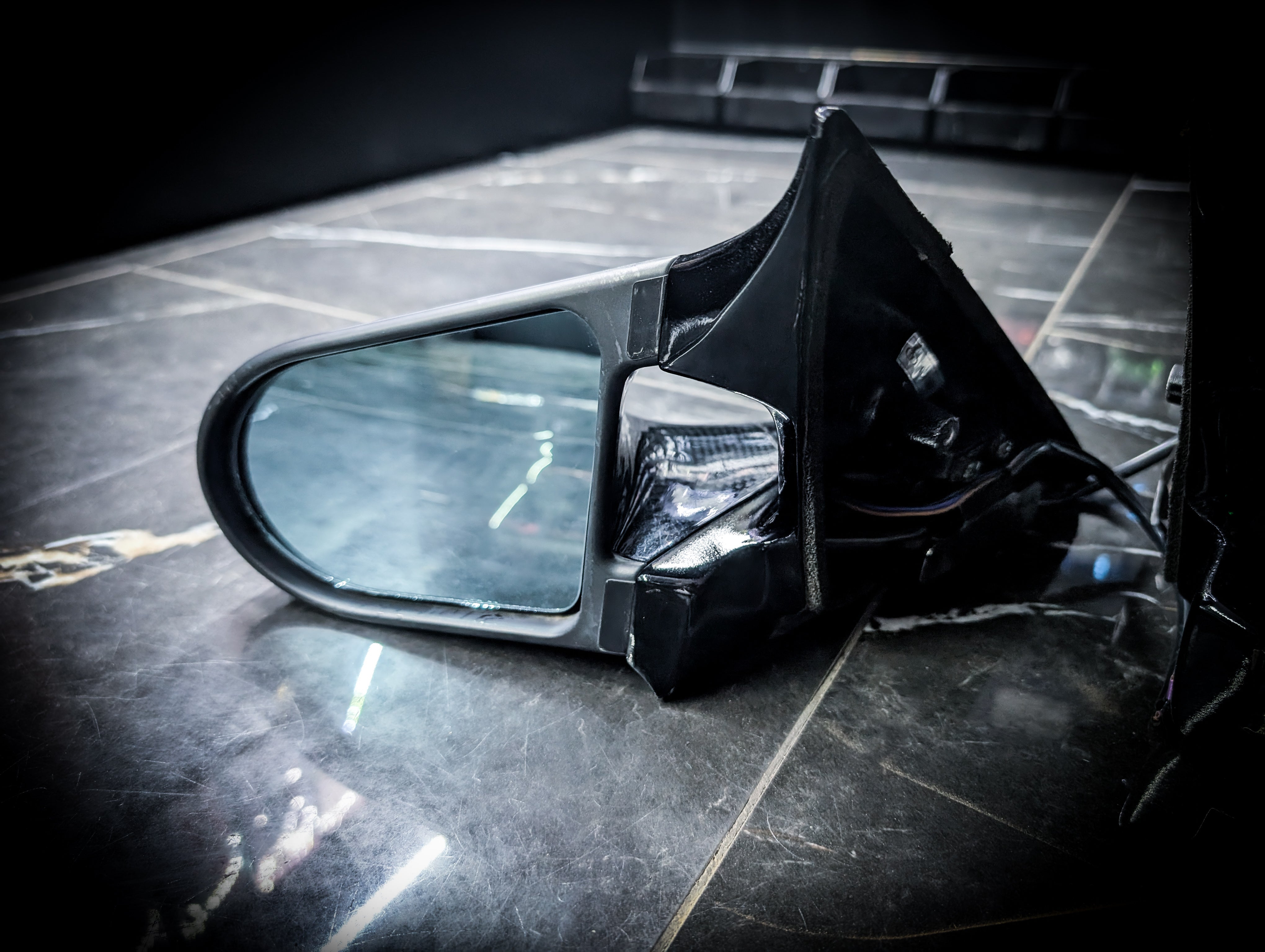 350Z Z33 Genuine Early Generation Ganador Carbon Side Electric Mirrors