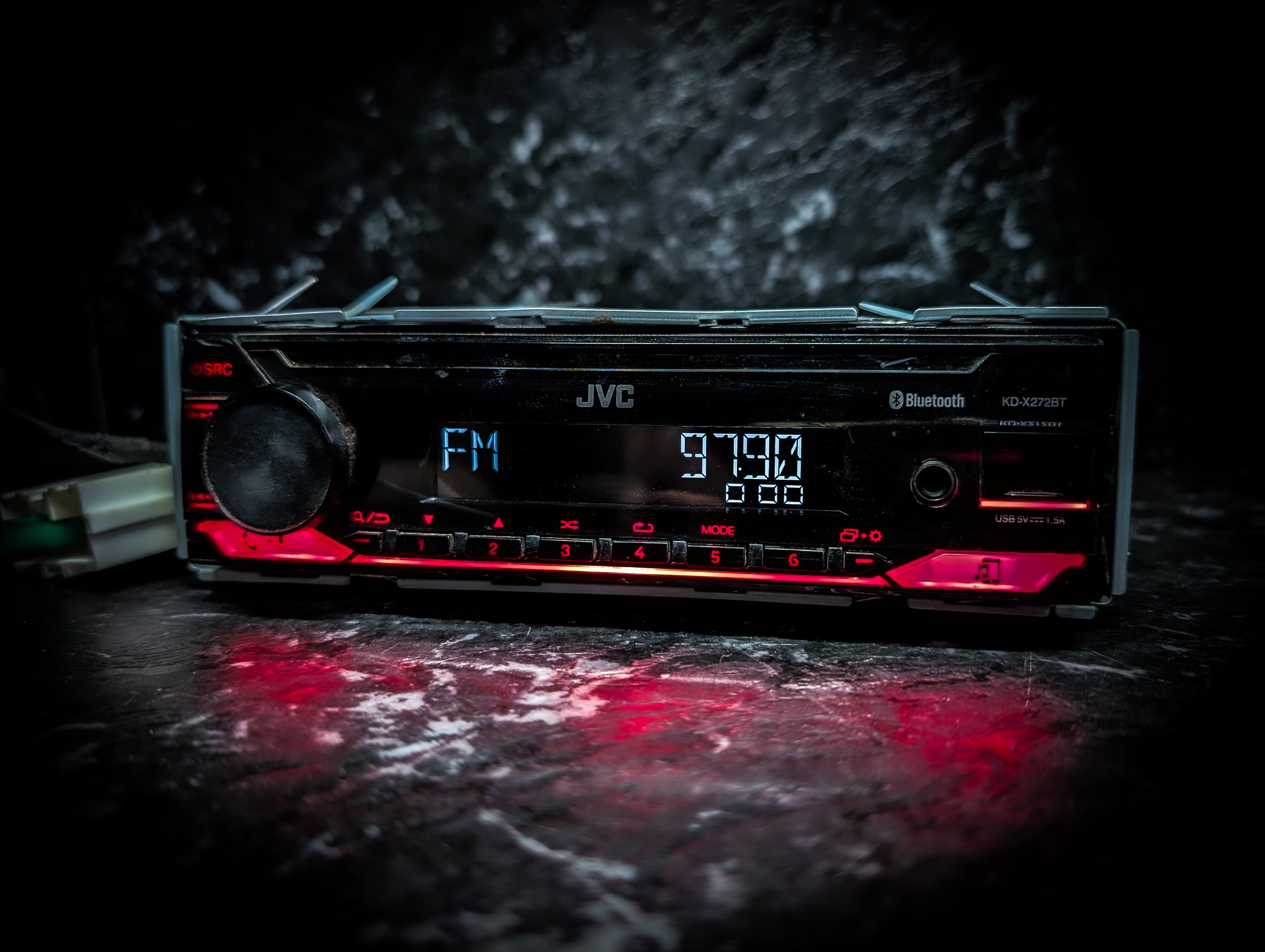 JVC Bluetooth Single Din Car Stereo