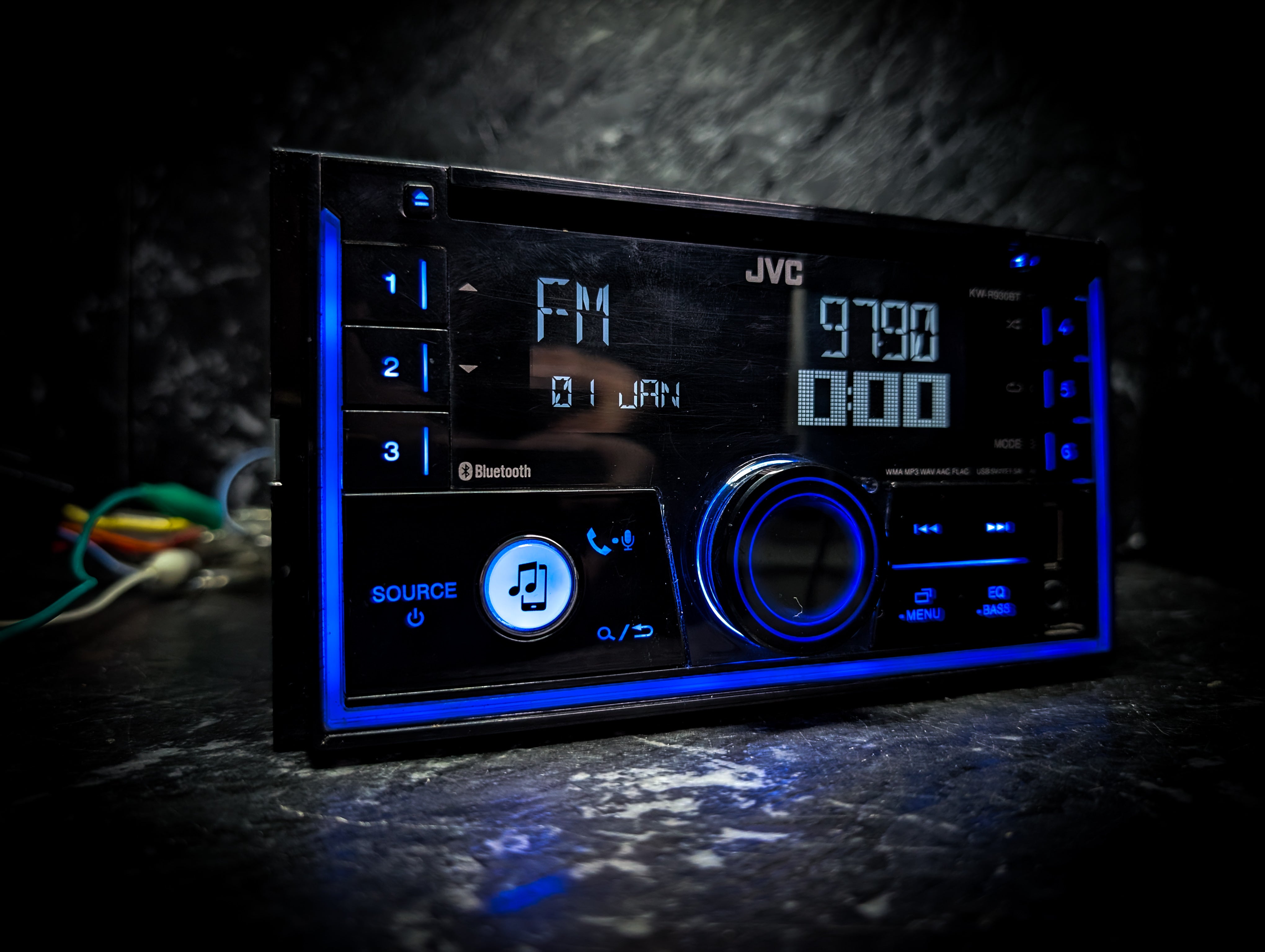 JVC Bluetooth Double Din Car Stereo