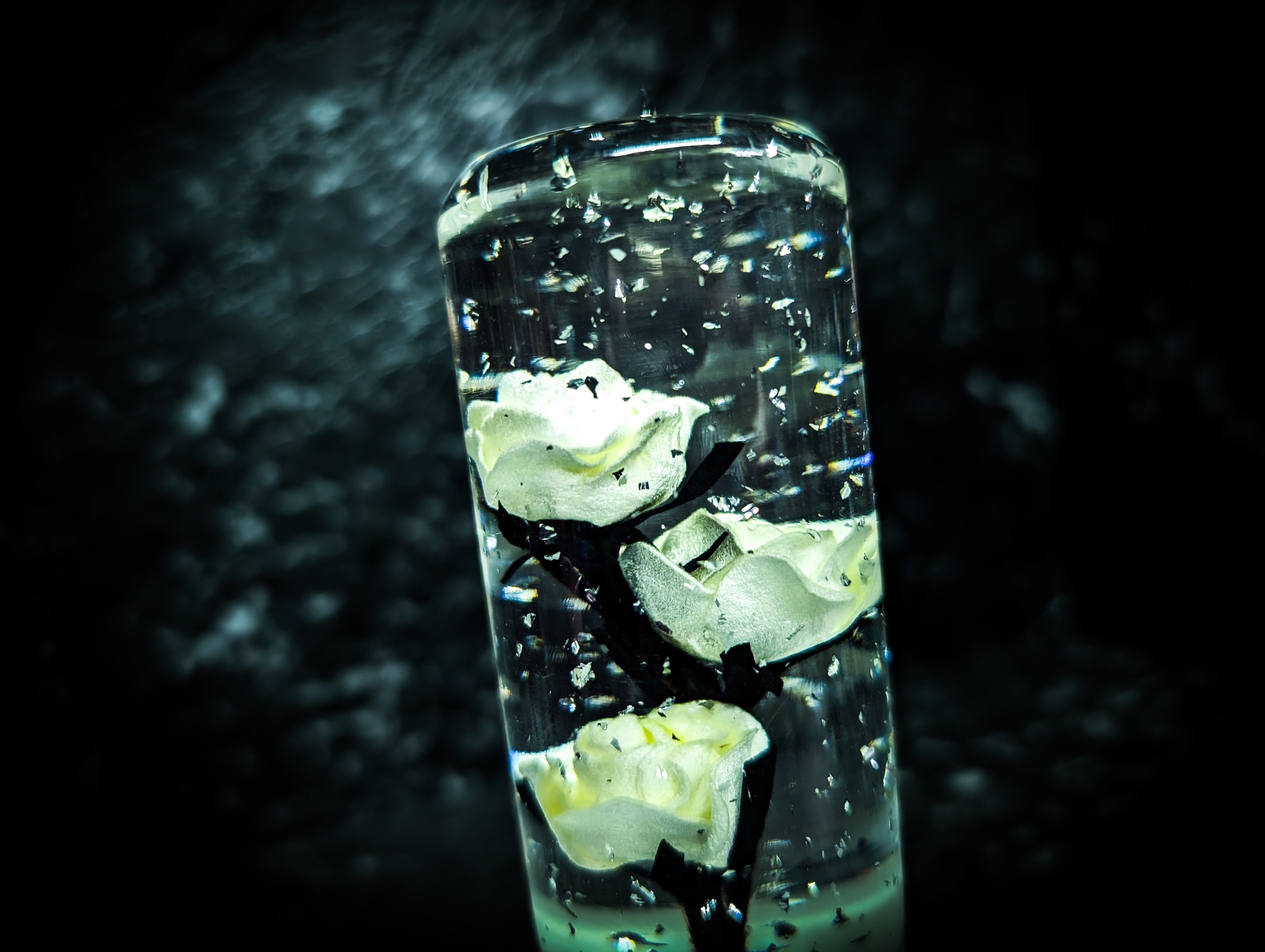 NEW Glitter Blossom Acrylic Manual Gear Knobs