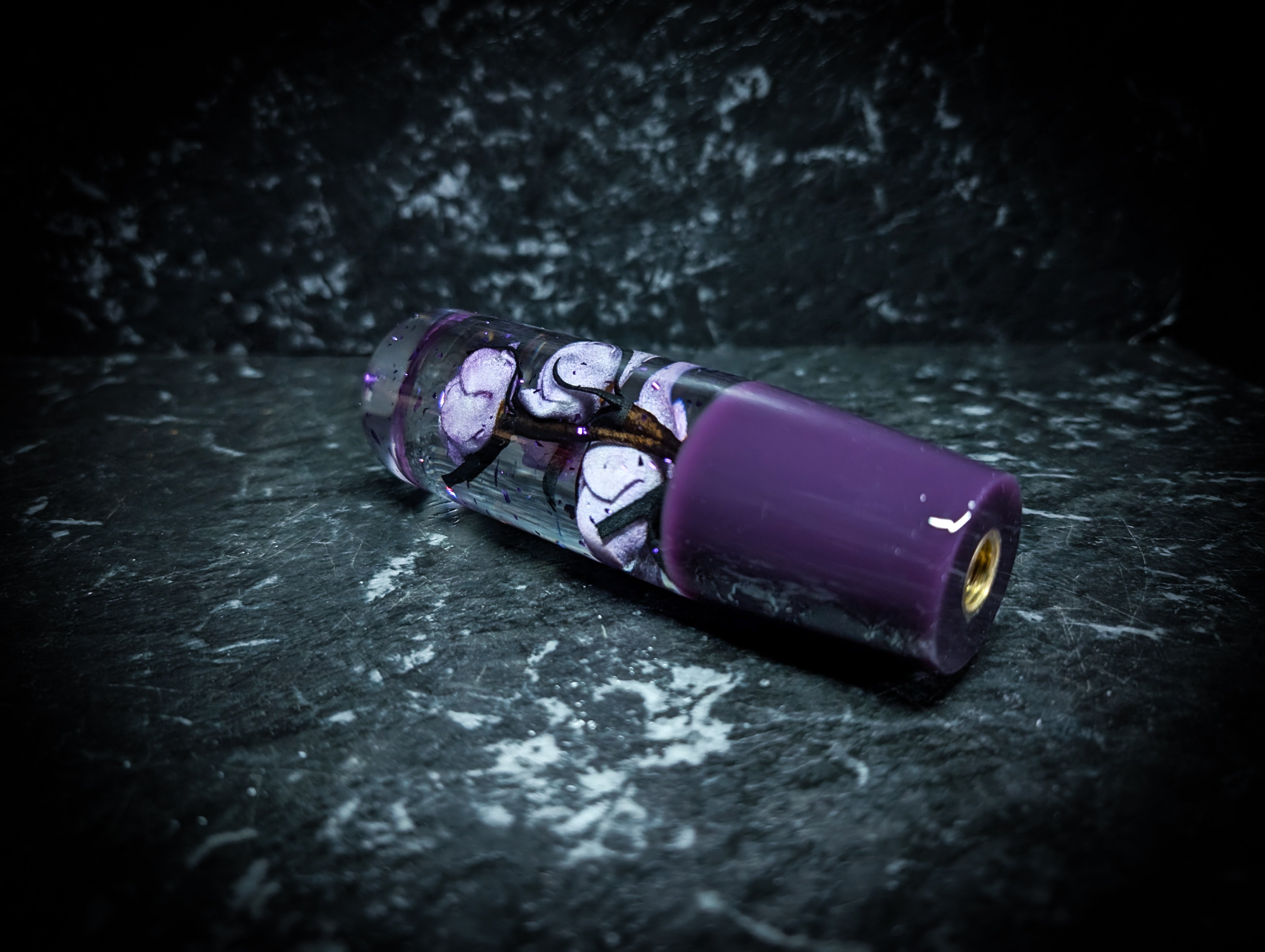 NEW Glitter Blossom Acrylic Manual Gear Knobs