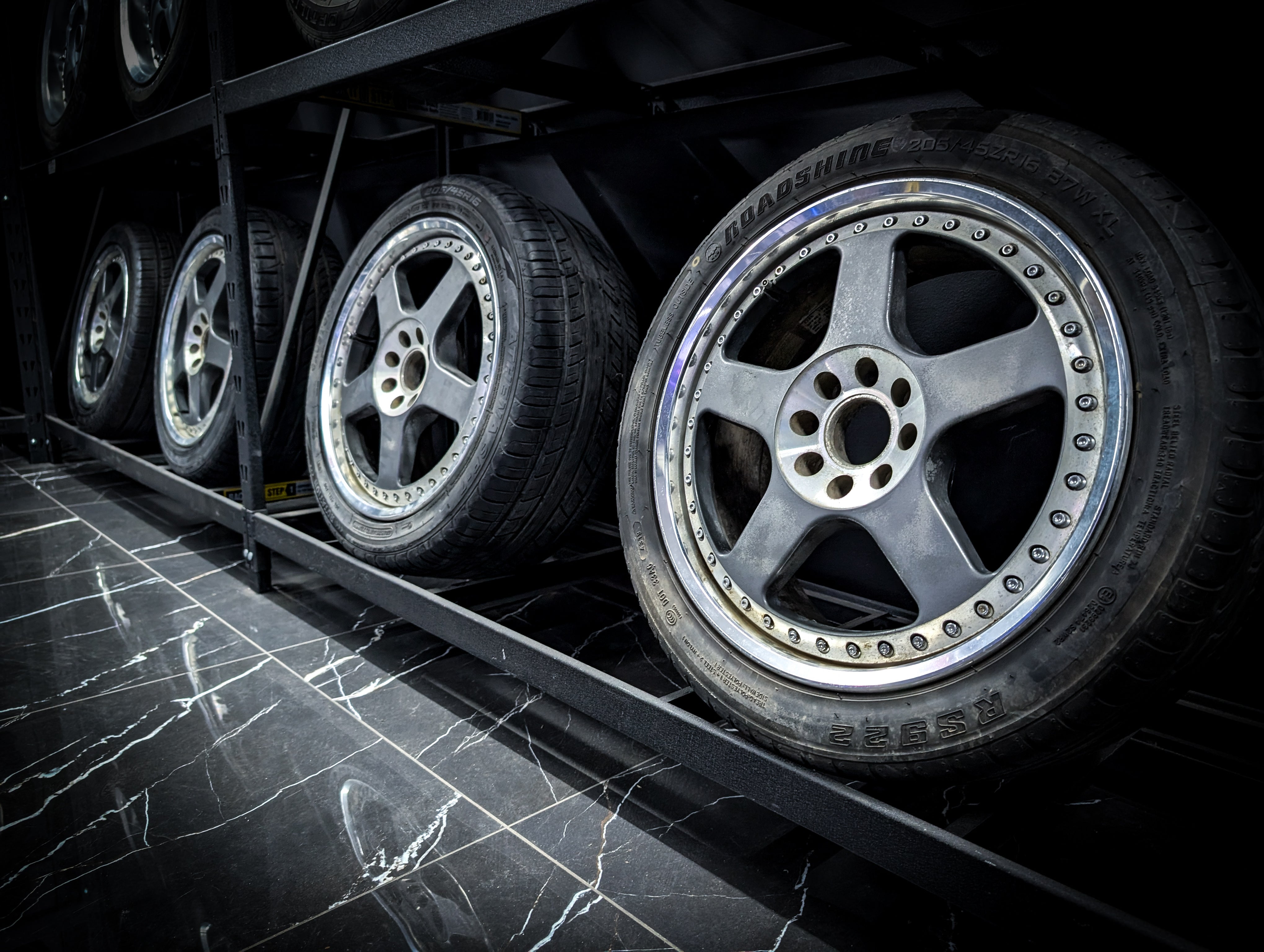 16" RIVERSIDE SFOZRO 3 Piece Wheels x 4