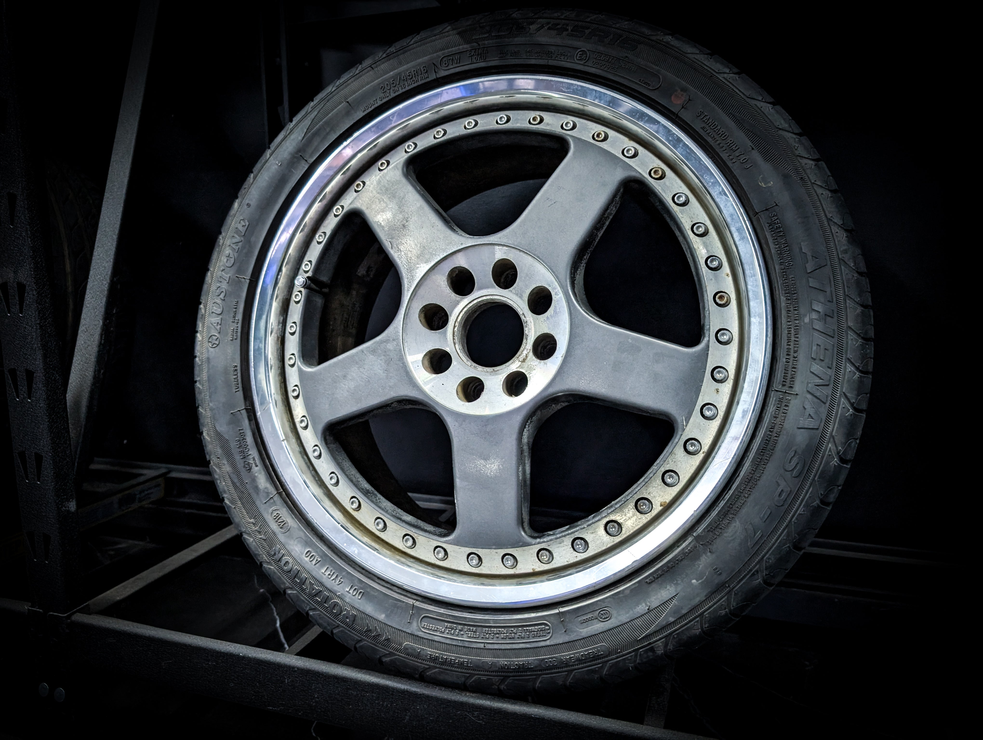 16" RIVERSIDE SFOZRO 3 Piece Wheels x 4
