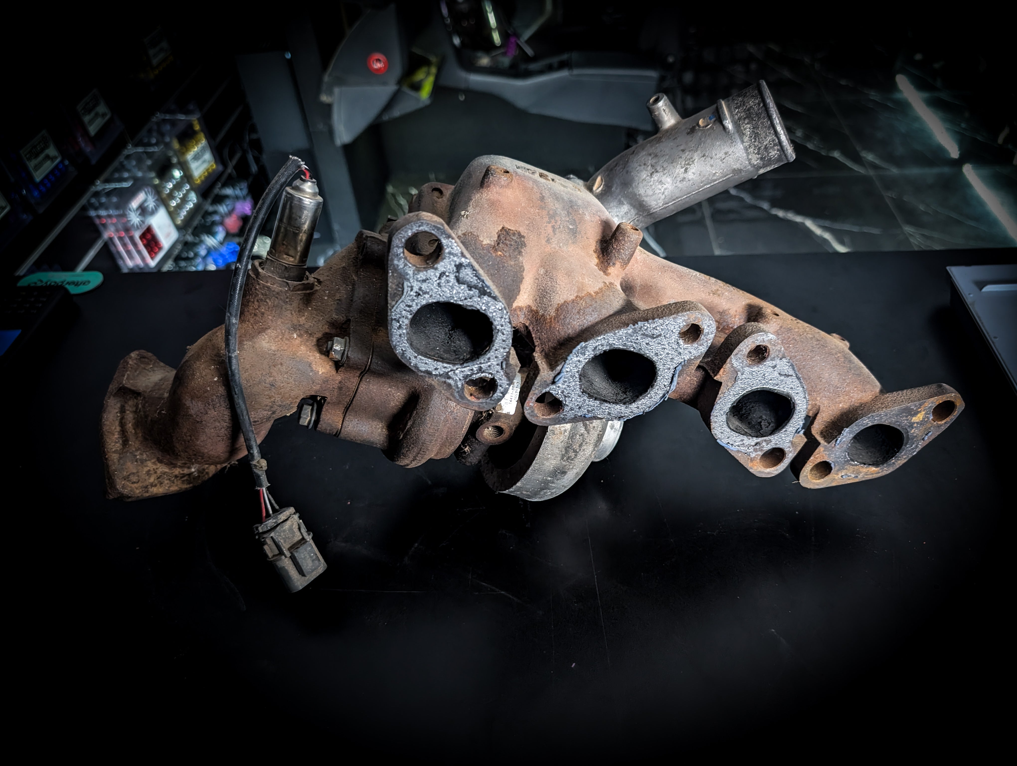 Nissan CA18DET GARRETT Turbo Complete with Dump and Exhaust Manifold