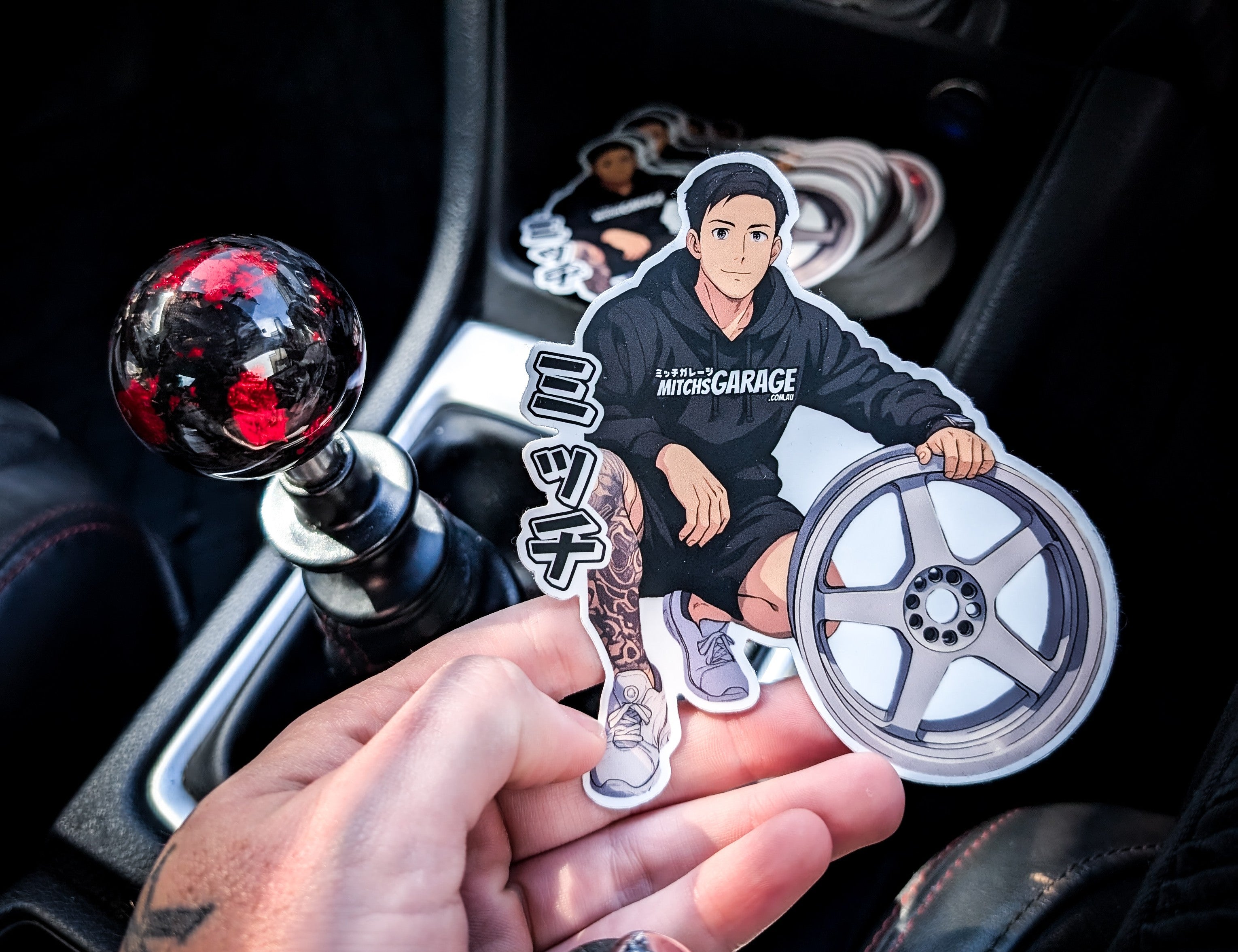 Mitch's Garage Store Slap Stickers !