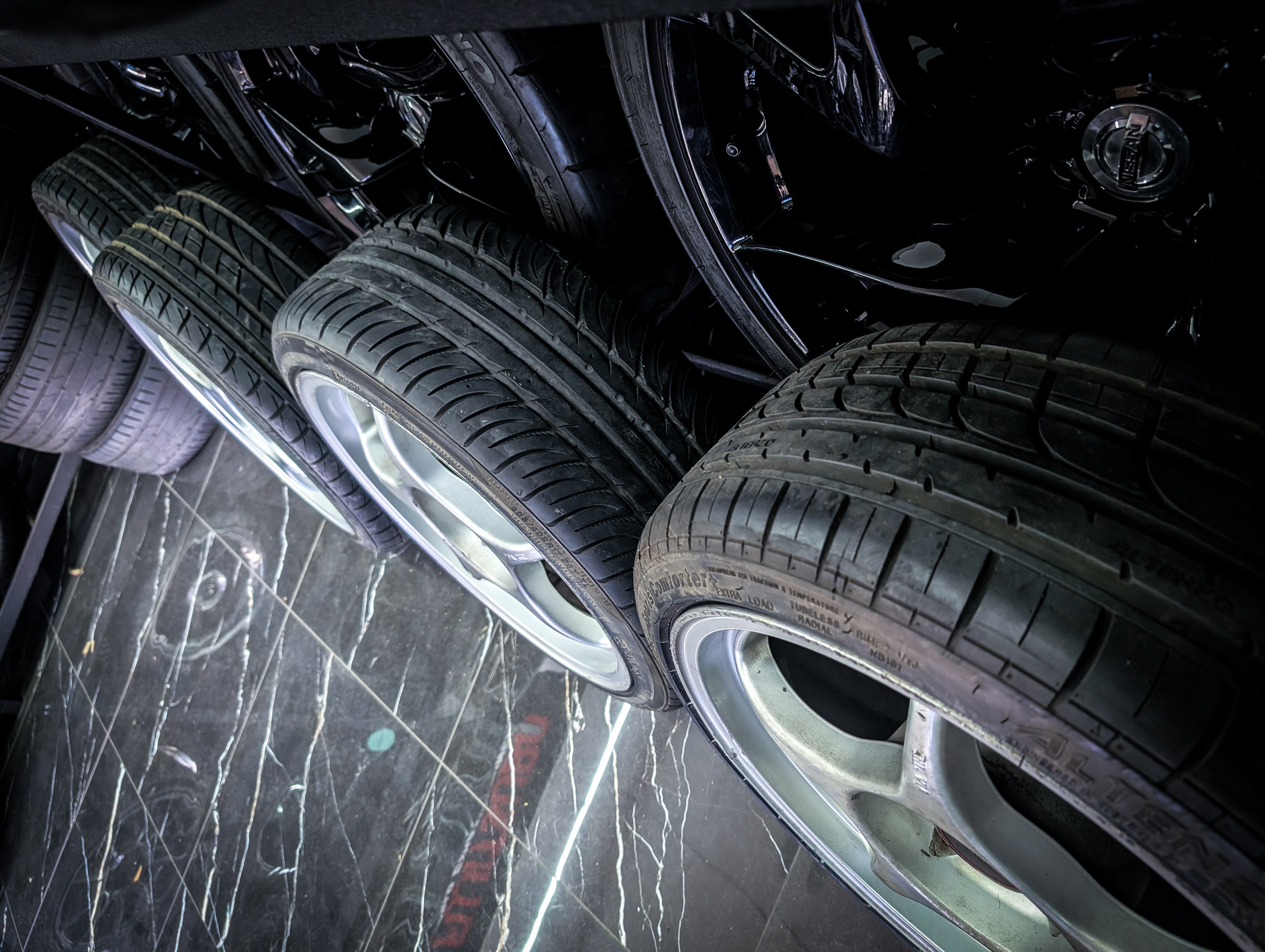 17" ENKEI RP01 Silver Wheels x 4