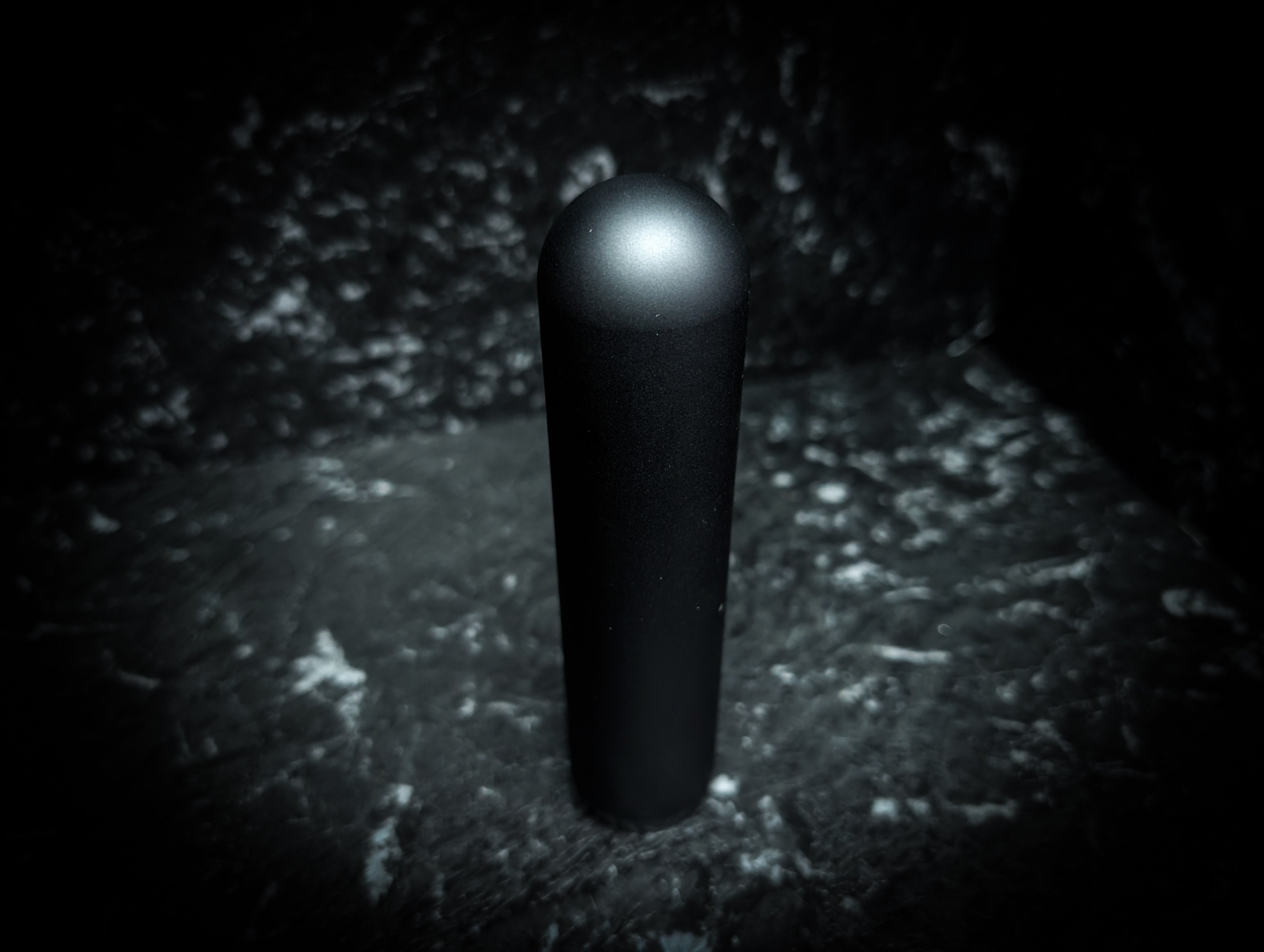 NEW! Anodized Black V3 Weighted Tall Thick Grip Rounded Top Manual Gear Knob