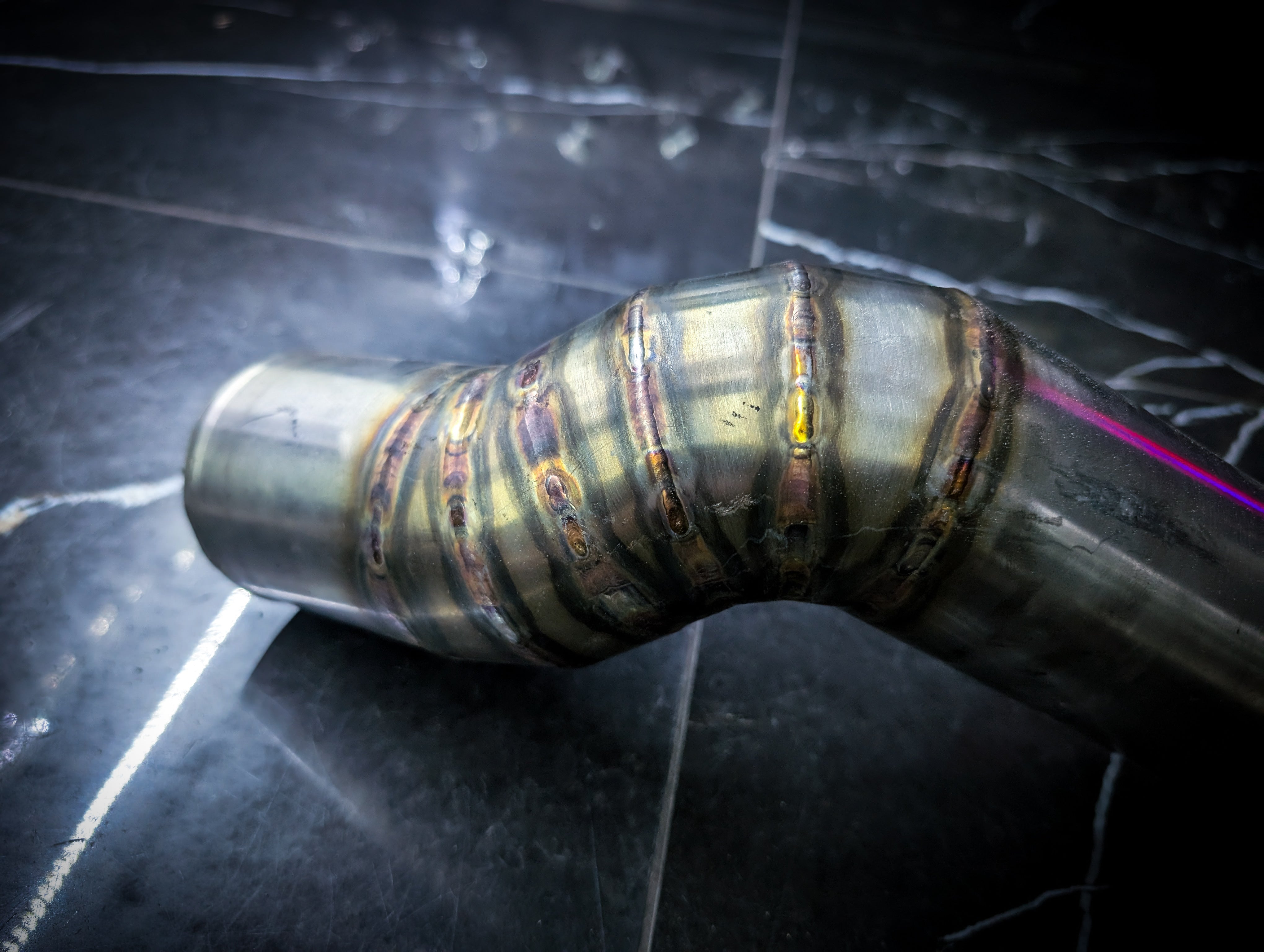 NISSAN R32/R33 Skyline Stainless Lobster Welded Intercooler Elbow Bends