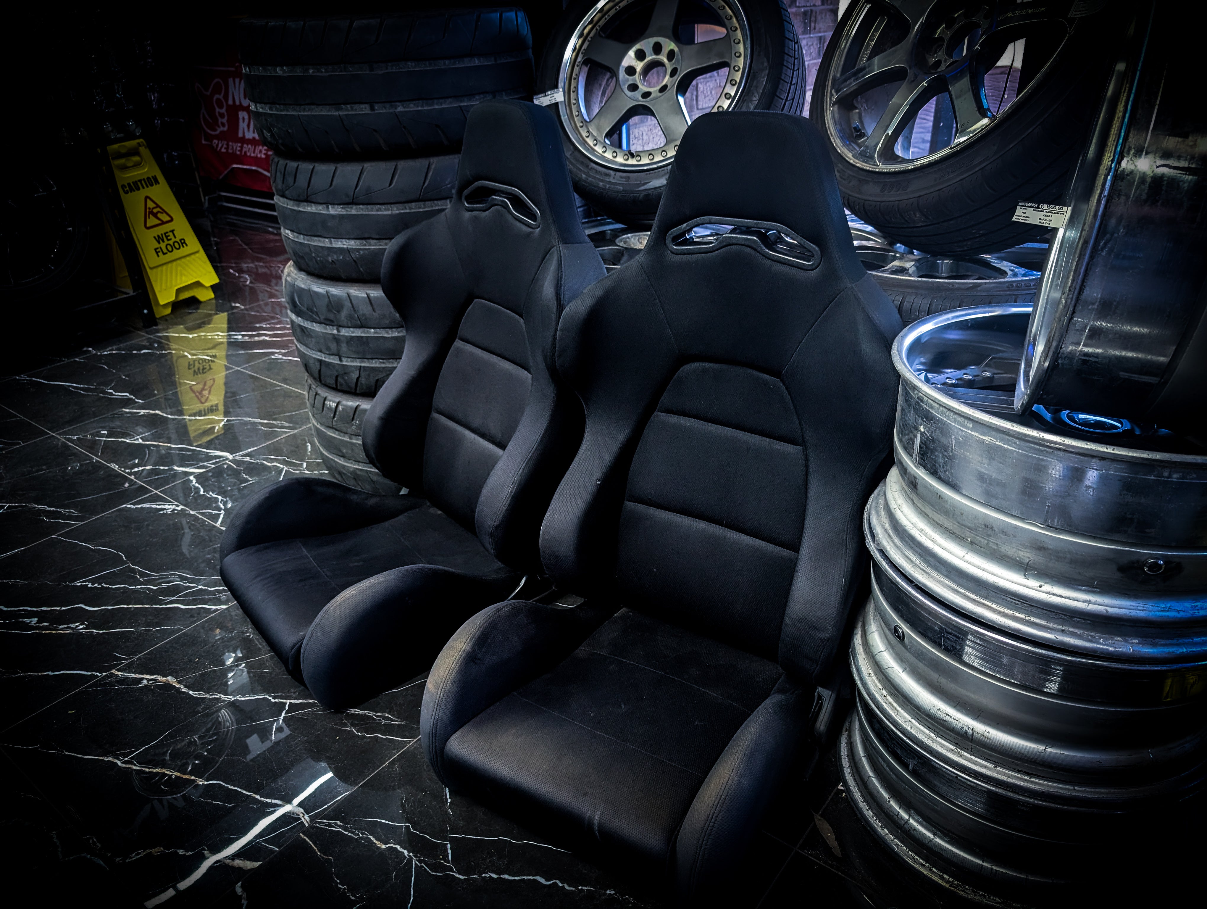 Universal Black Bucket Seats