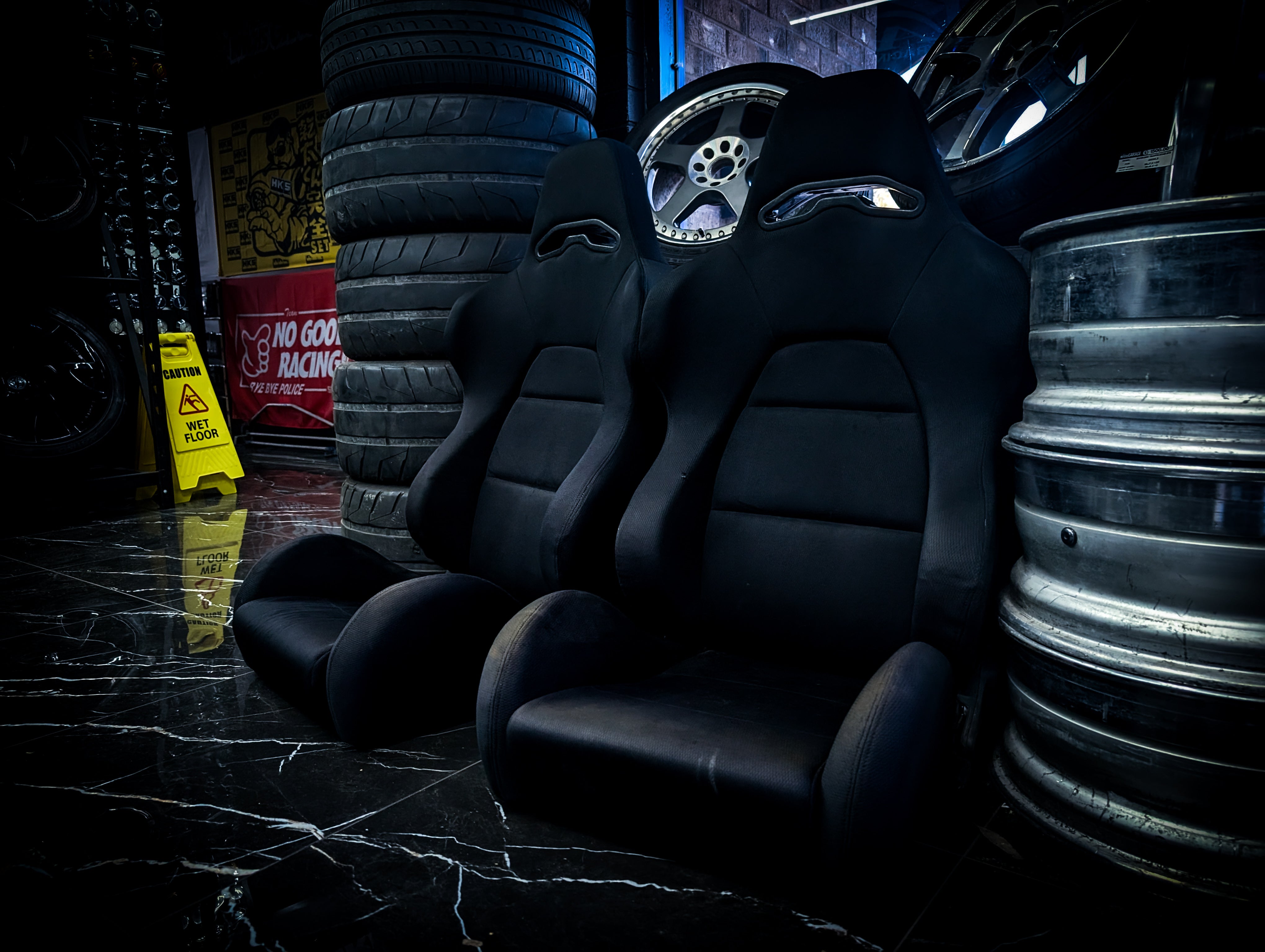 Universal Black Bucket Seats