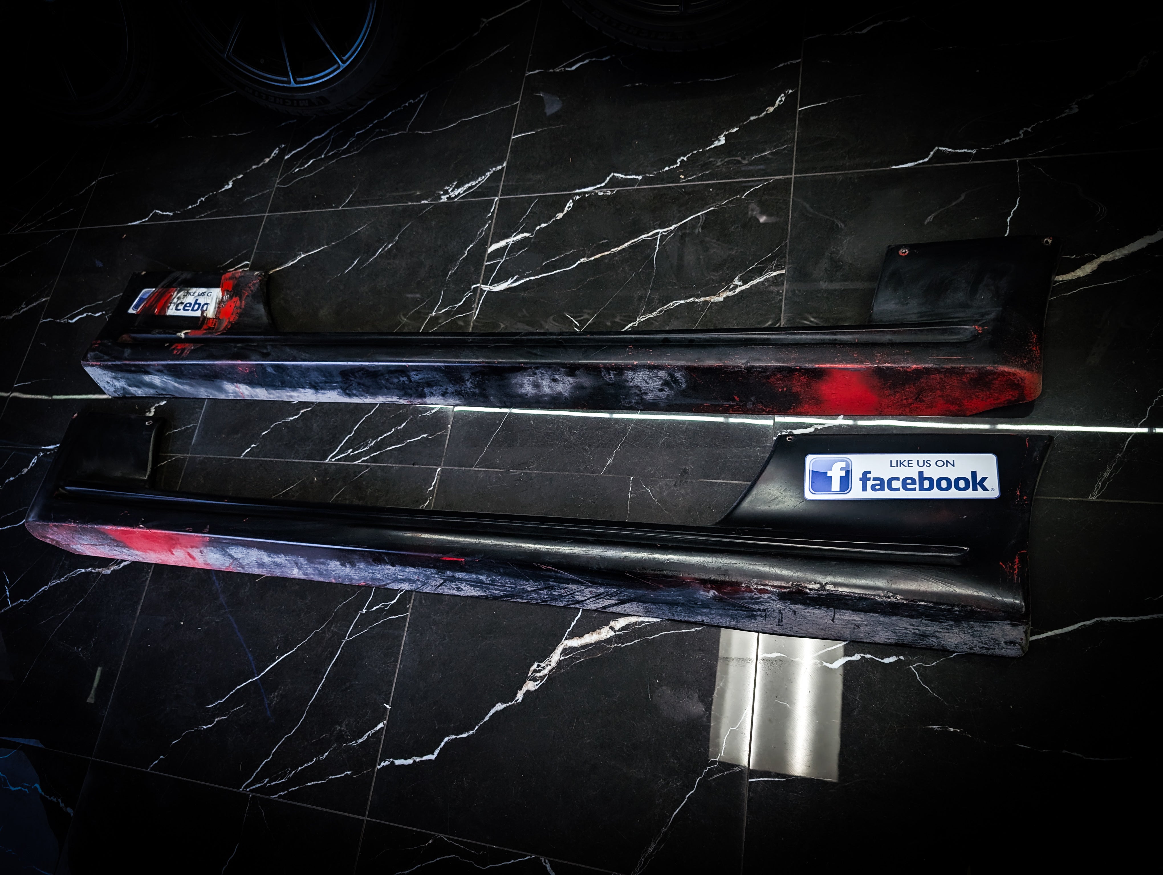 NISSAN R32 Skyline Coupe UNKNOWN Fibreglass Side Skirts