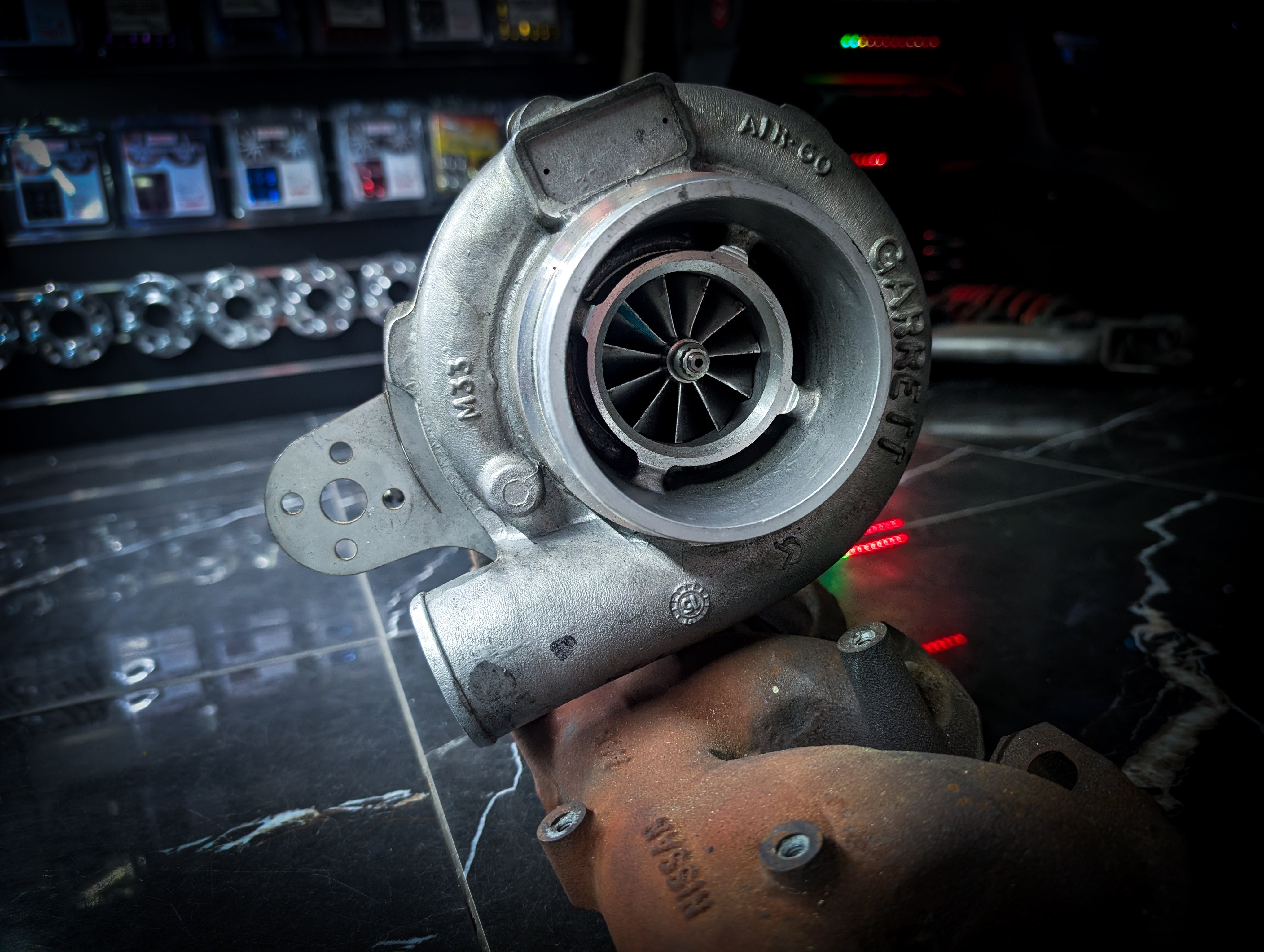 NISSAN RB25DET NEO GARRETT GTX3071R Turbo and Manifold