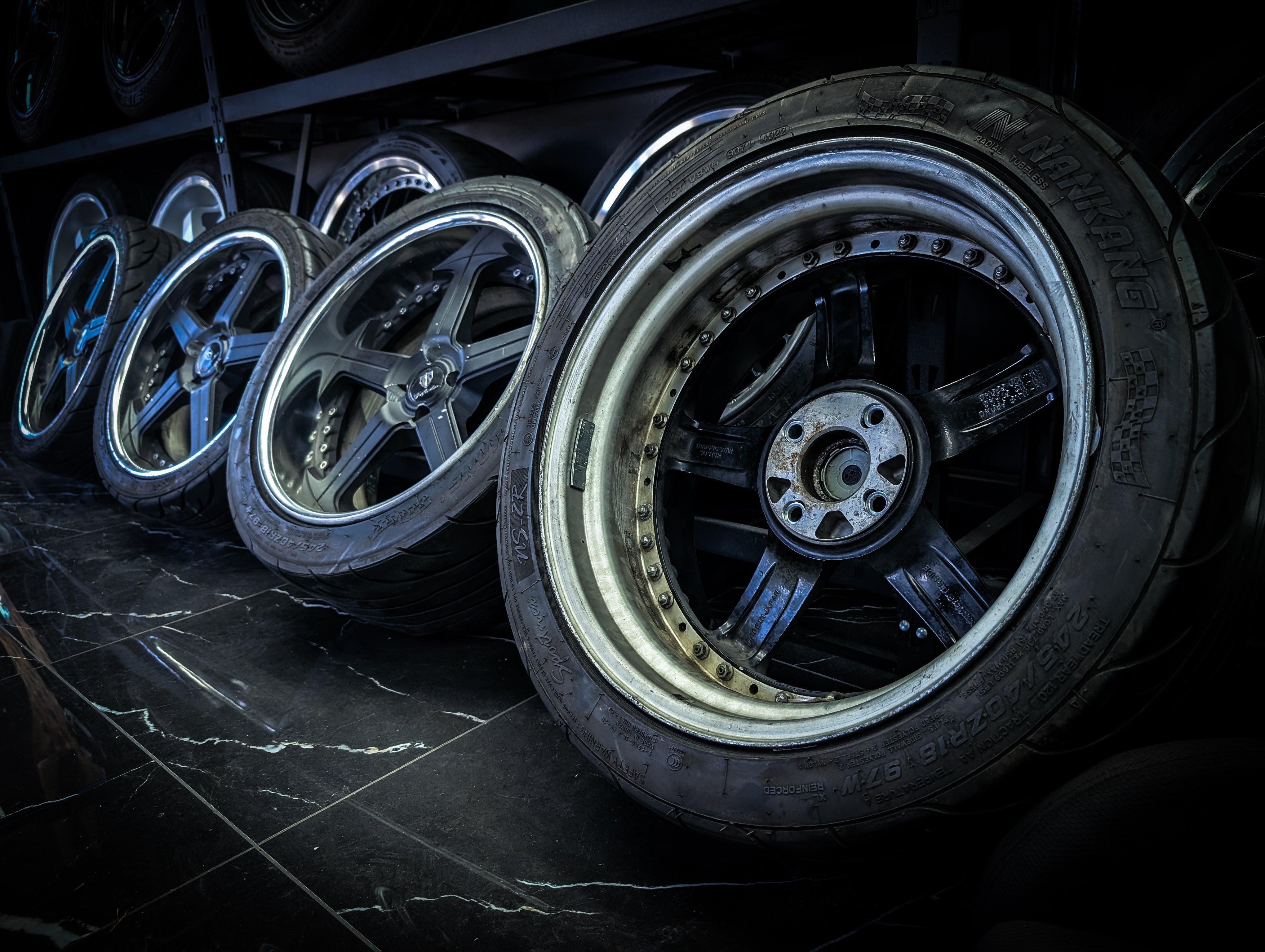 18" Riverside Trafficstar RTS 3 Piece Wheels x 4